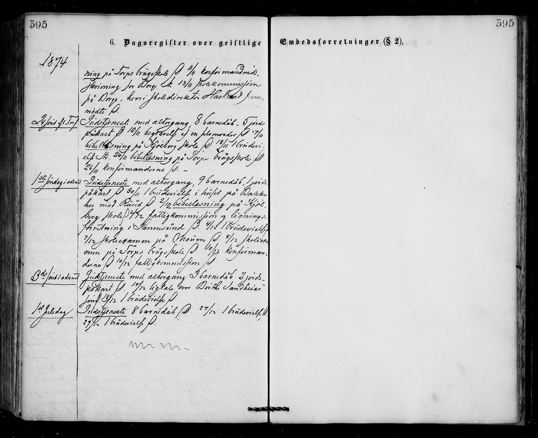 Borge prestekontor Kirkebøker, AV/SAO-A-10903/F/Fa/L0006: Parish register (official) no. I 6, 1861-1874, p. 395