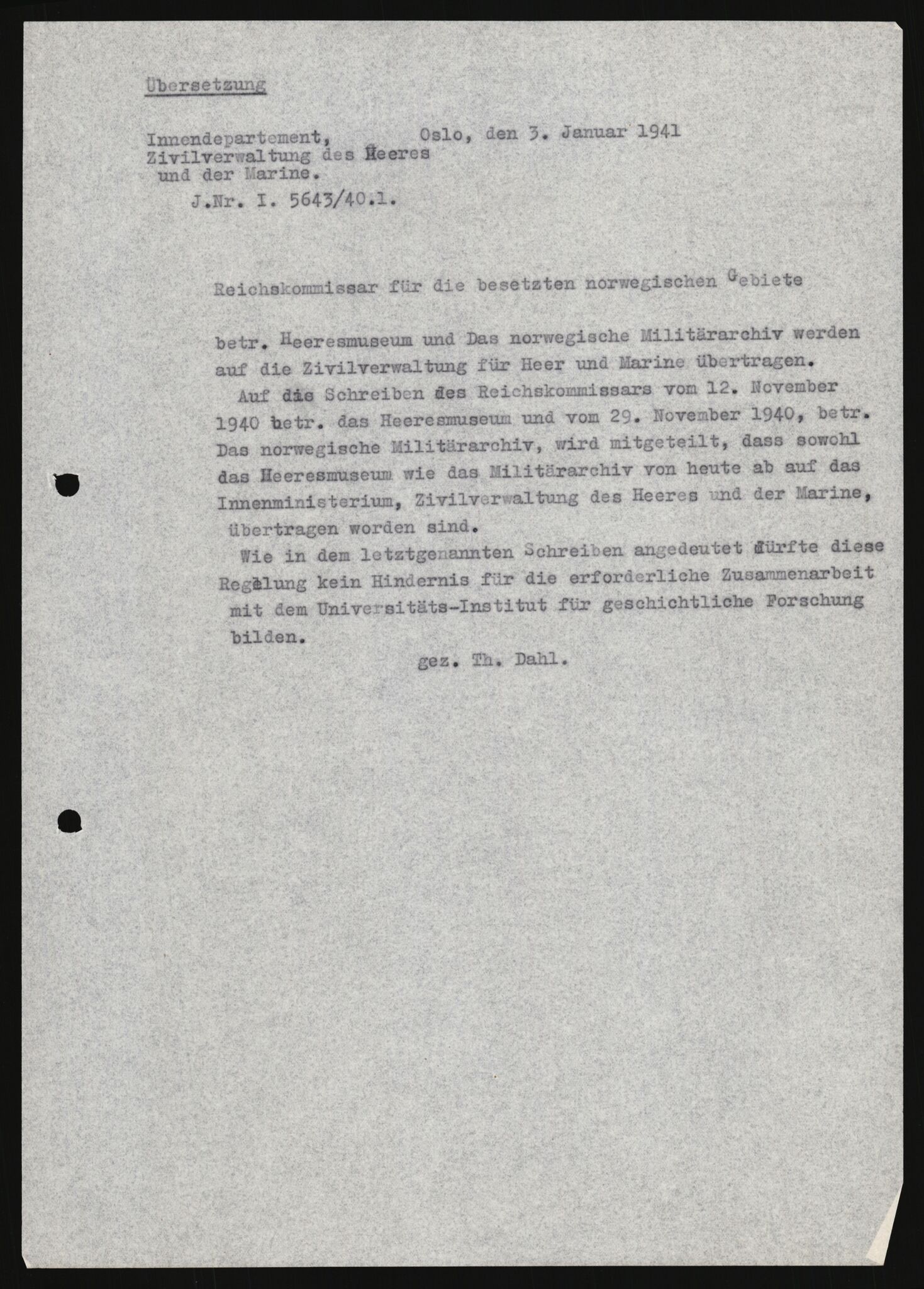 Forsvarets Overkommando. 2 kontor. Arkiv 11.4. Spredte tyske arkivsaker, AV/RA-RAFA-7031/D/Dar/Darb/L0013: Reichskommissariat - Hauptabteilung Vervaltung, 1917-1942, p. 1373
