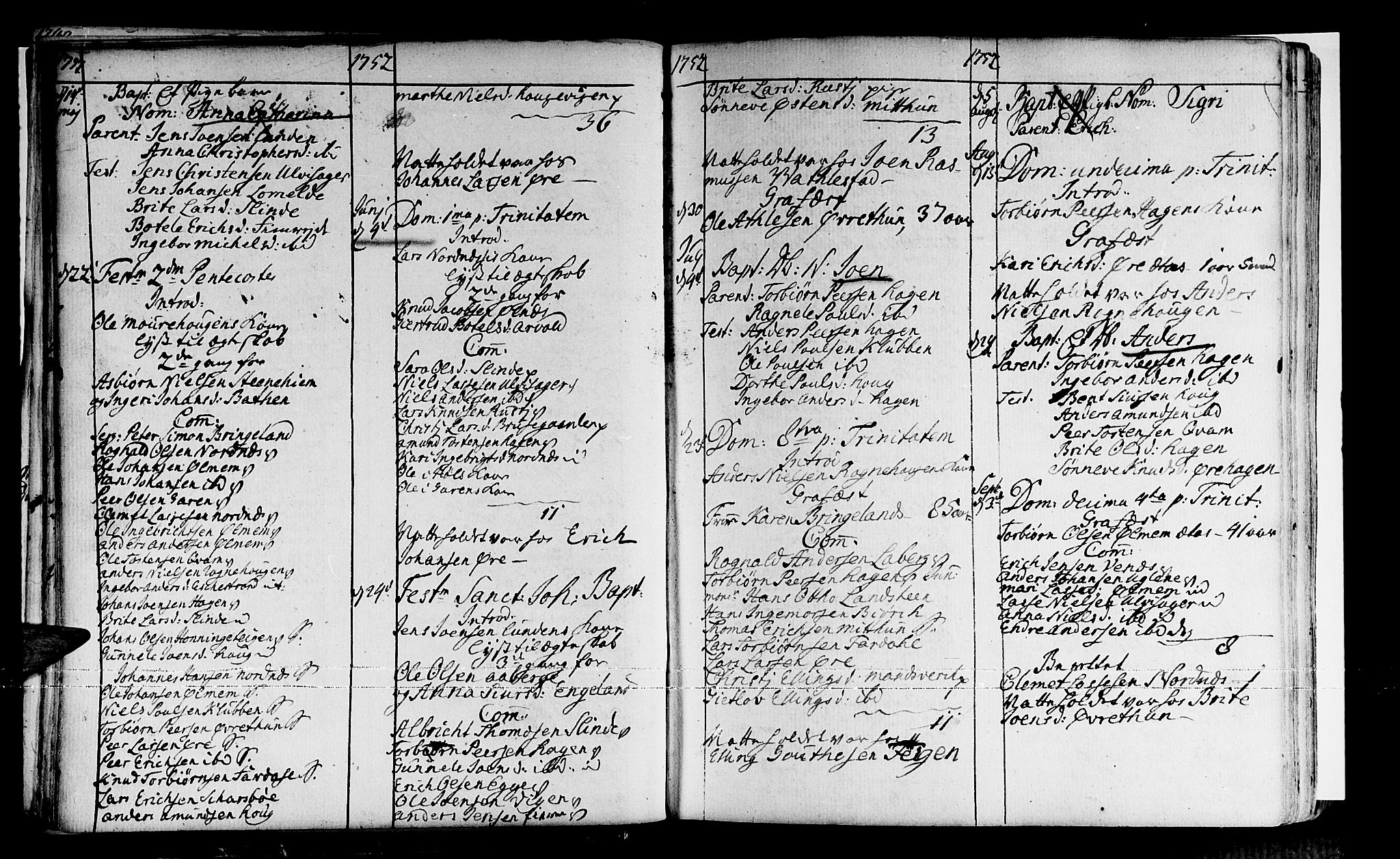 Sogndal sokneprestembete, AV/SAB-A-81301/H/Haa/Haaa/L0004: Parish register (official) no. A 4, 1747-1782, p. 25