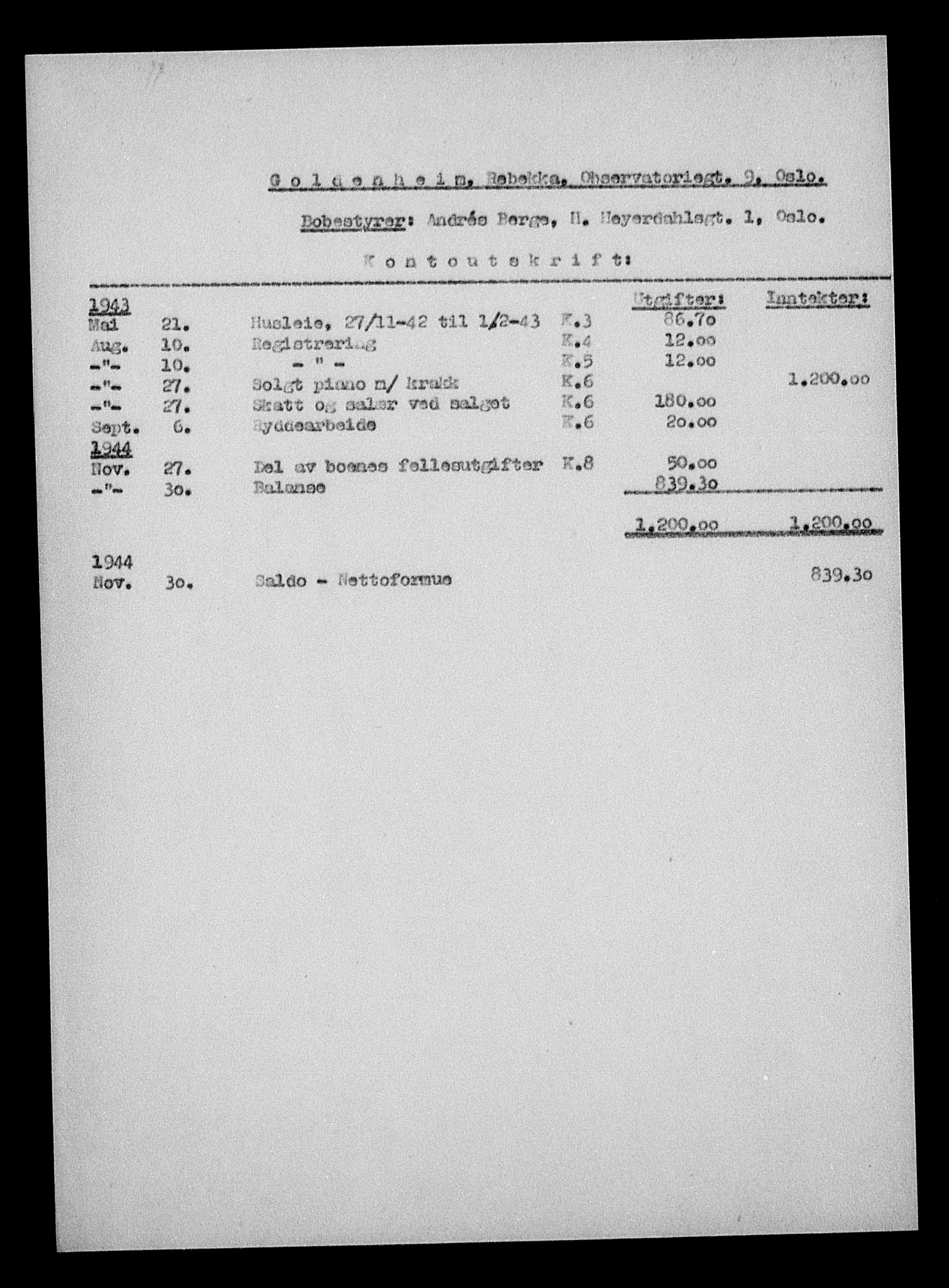 Justisdepartementet, Tilbakeføringskontoret for inndratte formuer, AV/RA-S-1564/H/Hc/Hcc/L0939: --, 1945-1947, p. 447