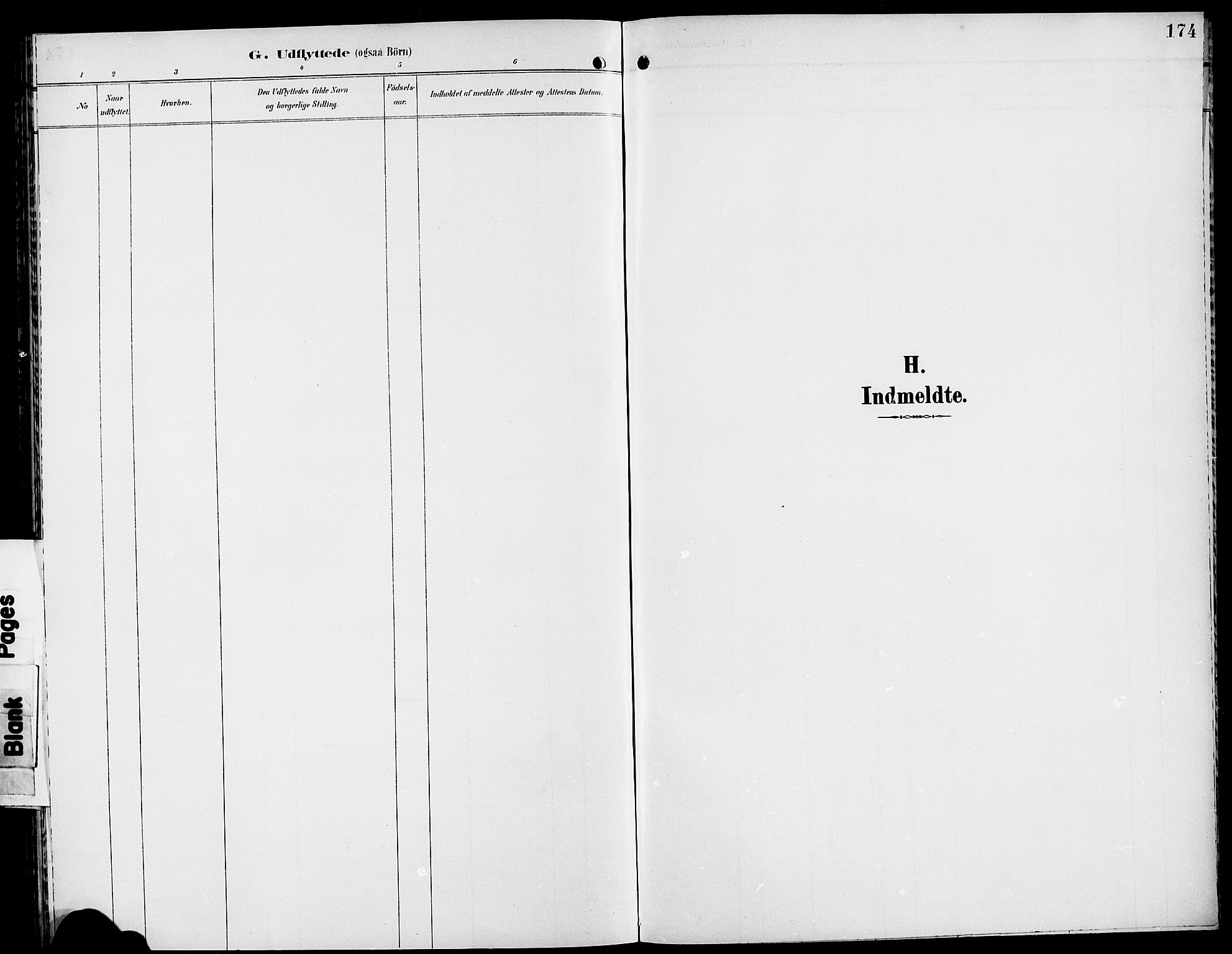 Etne sokneprestembete, SAB/A-75001/H/Hab: Parish register (copy) no. A 6, 1897-1924, p. 174