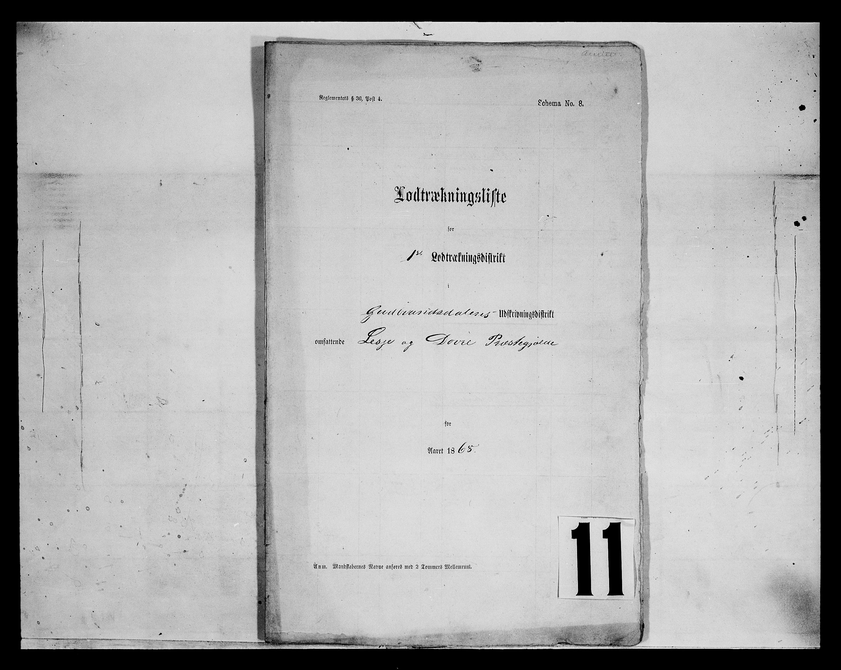 Fylkesmannen i Oppland, SAH/FYO-002/1/K/Kg/L1176: Lesja og Dovre og hele amtet, 1860-1880, p. 123