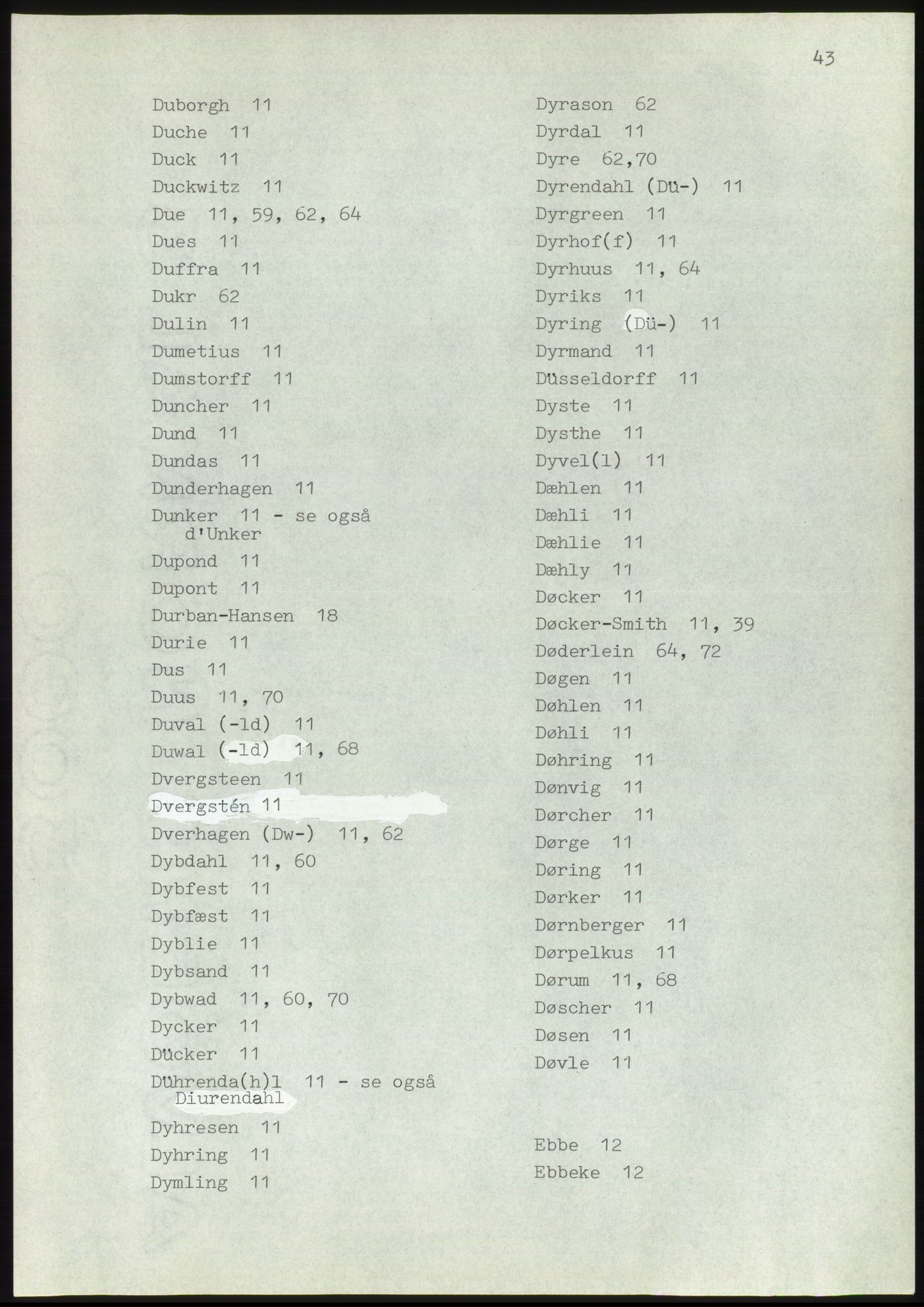 Lassens samlinger, AV/RA-PA-0051, 1500-1907, p. 43