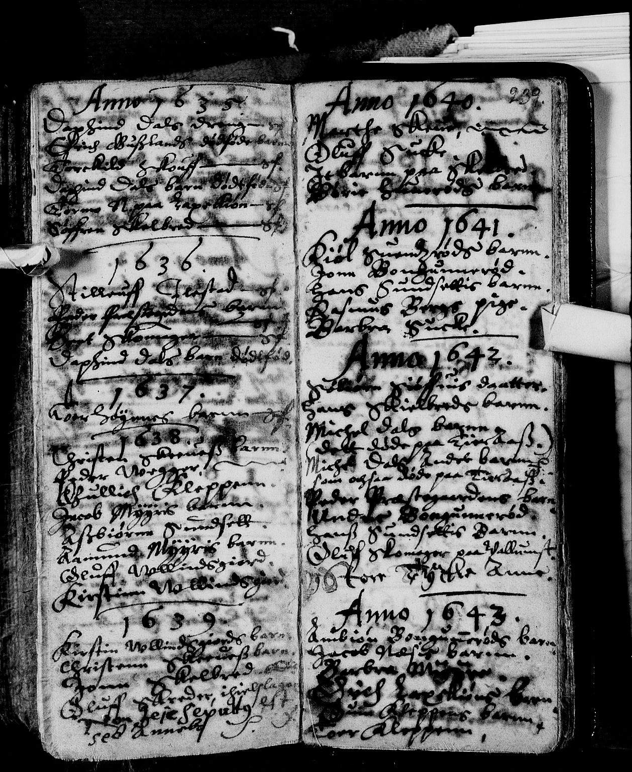 Andebu kirkebøker, AV/SAKO-A-336/F/Fa/L0001: Parish register (official) no. 1 /3, 1623-1738, p. 239