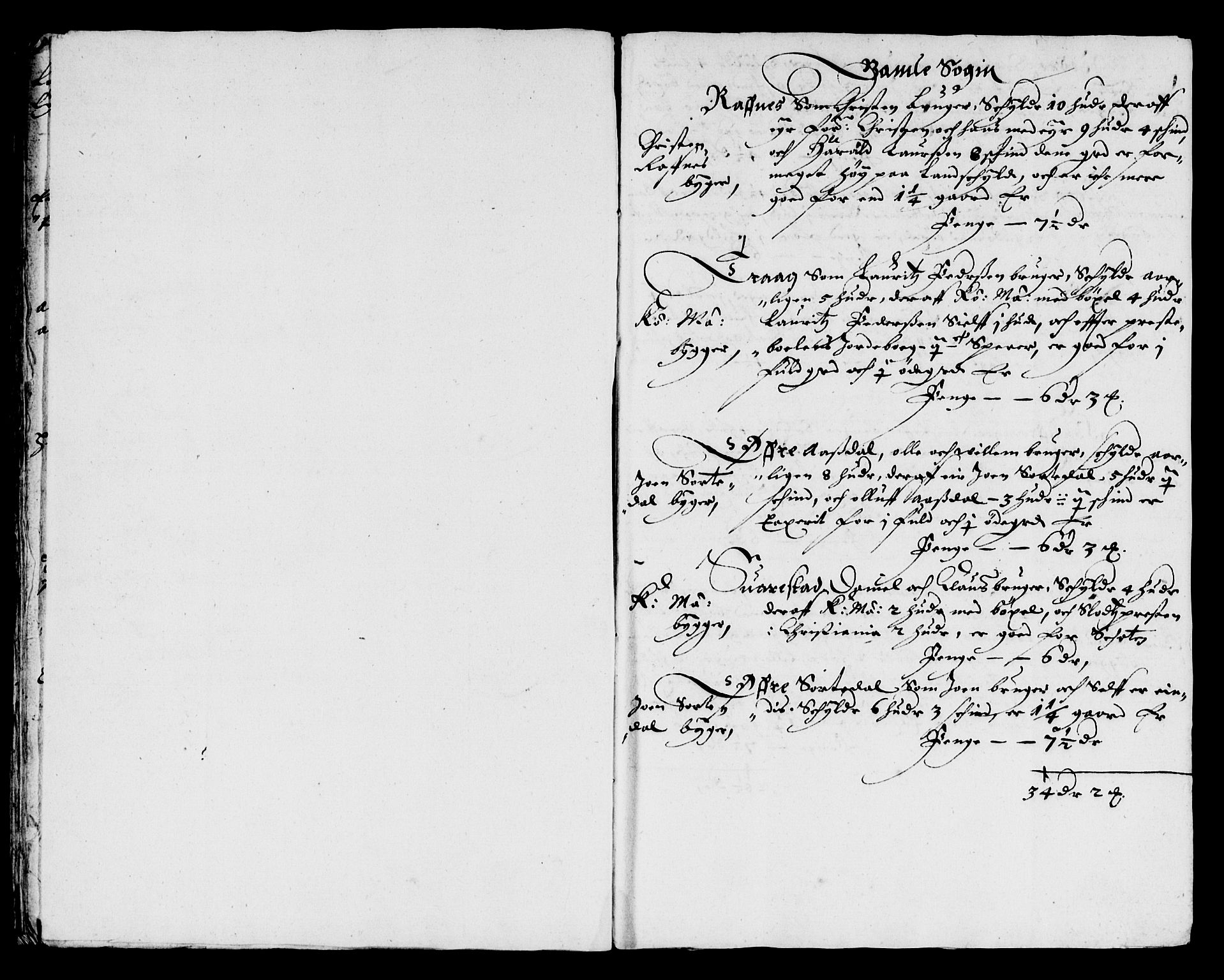 Rentekammeret inntil 1814, Reviderte regnskaper, Lensregnskaper, AV/RA-EA-5023/R/Rb/Rbp/L0035: Bratsberg len, 1648-1650