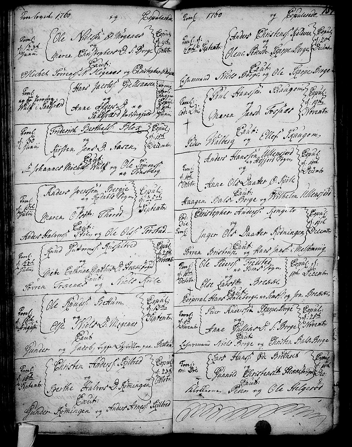 Stokke kirkebøker, AV/SAKO-A-320/F/Fa/L0002: Parish register (official) no. I 2, 1732-1770, p. 157