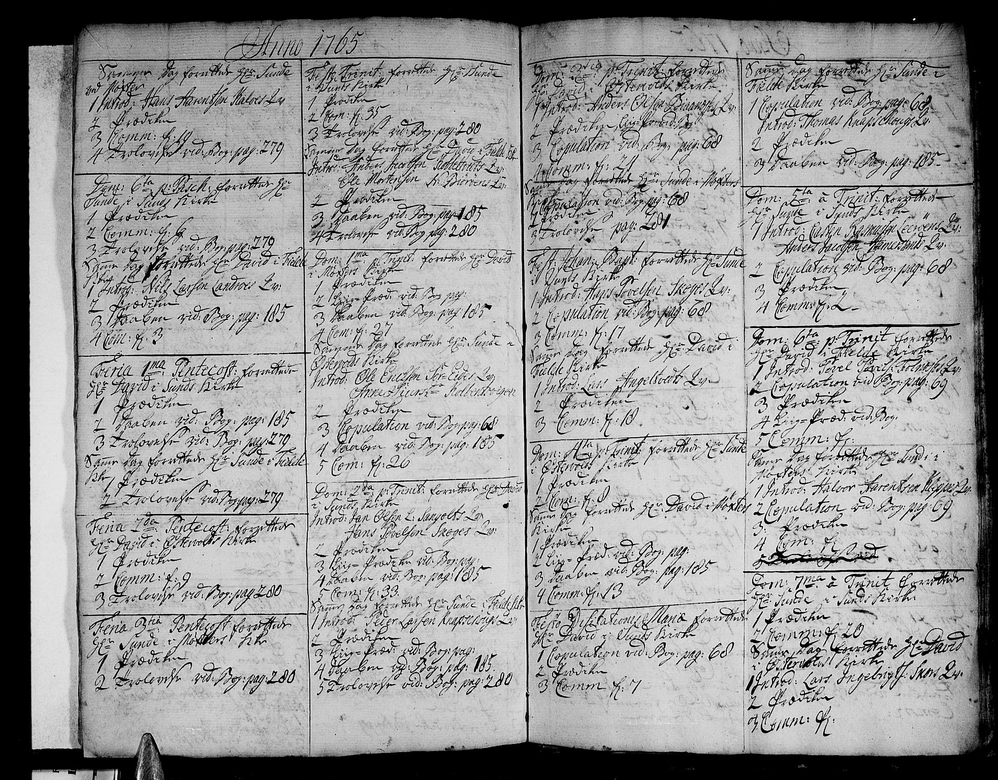 Sund sokneprestembete, SAB/A-99930: Parish register (official) no. A 3, 1740-1769