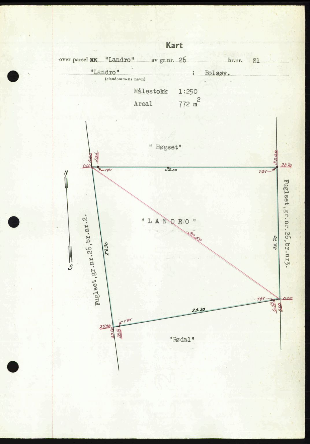 Romsdal sorenskriveri, AV/SAT-A-4149/1/2/2C: Mortgage book no. A32, 1950-1950, Diary no: : 283/1950