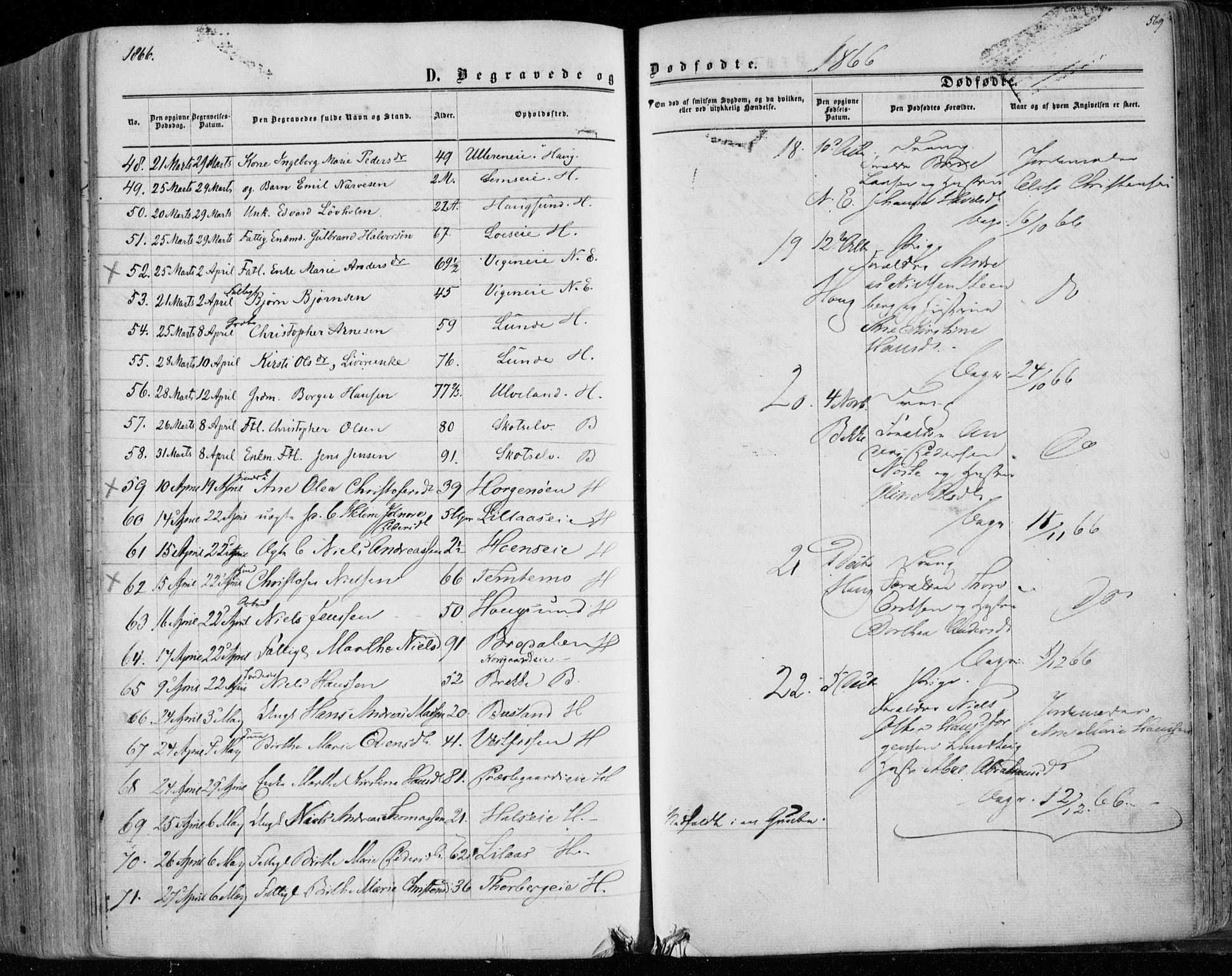 Eiker kirkebøker, SAKO/A-4/F/Fa/L0016: Parish register (official) no. I 16, 1860-1868, p. 569