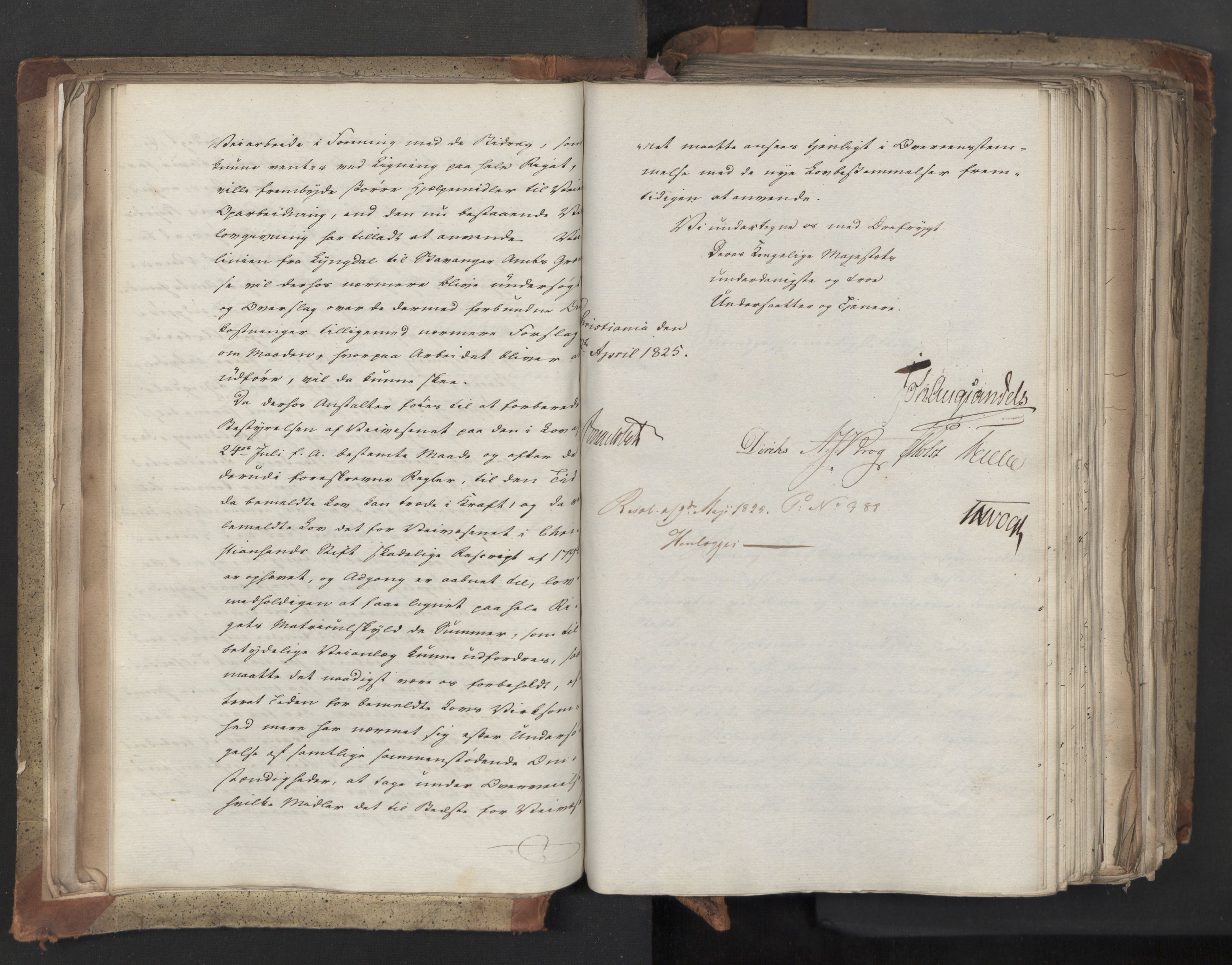 Statsrådsavdelingen i Stockholm, AV/RA-S-1003/D/Da/L0042: Regjeringsinnstillinger nr. 2467-2705, 1825, p. 53