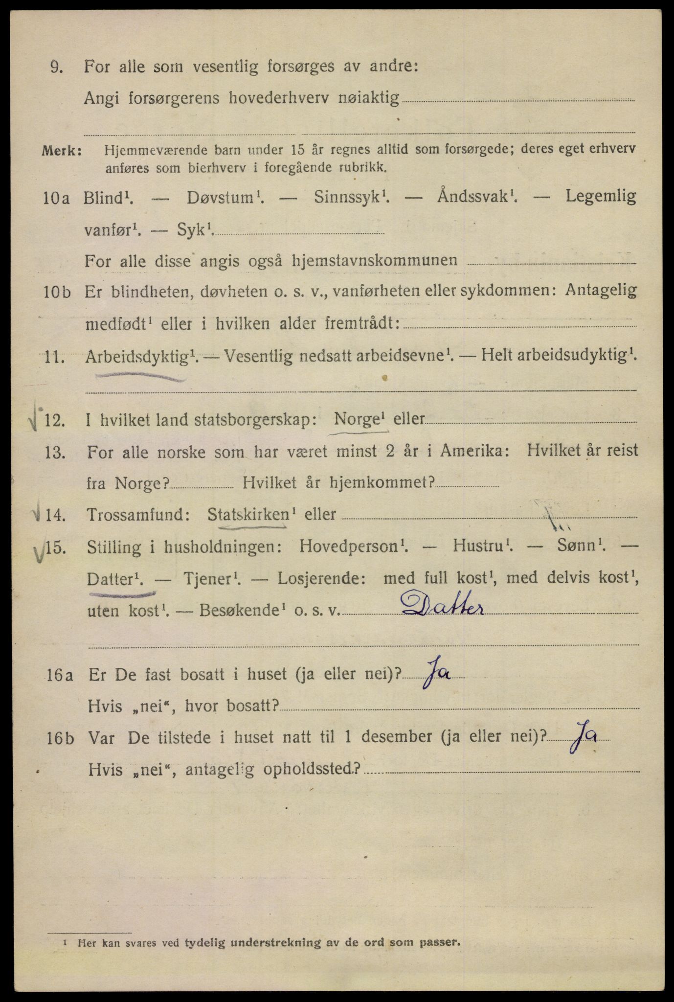 SAO, 1920 census for Kristiania, 1920, p. 157002