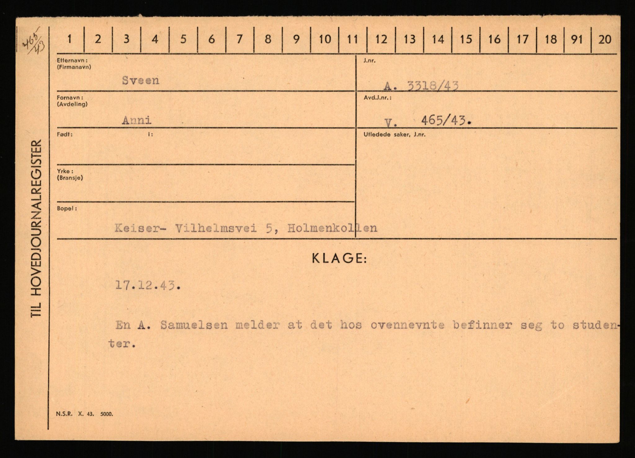 Statspolitiet - Hovedkontoret / Osloavdelingen, AV/RA-S-1329/C/Ca/L0015: Svea - Tøsse, 1943-1945, p. 14