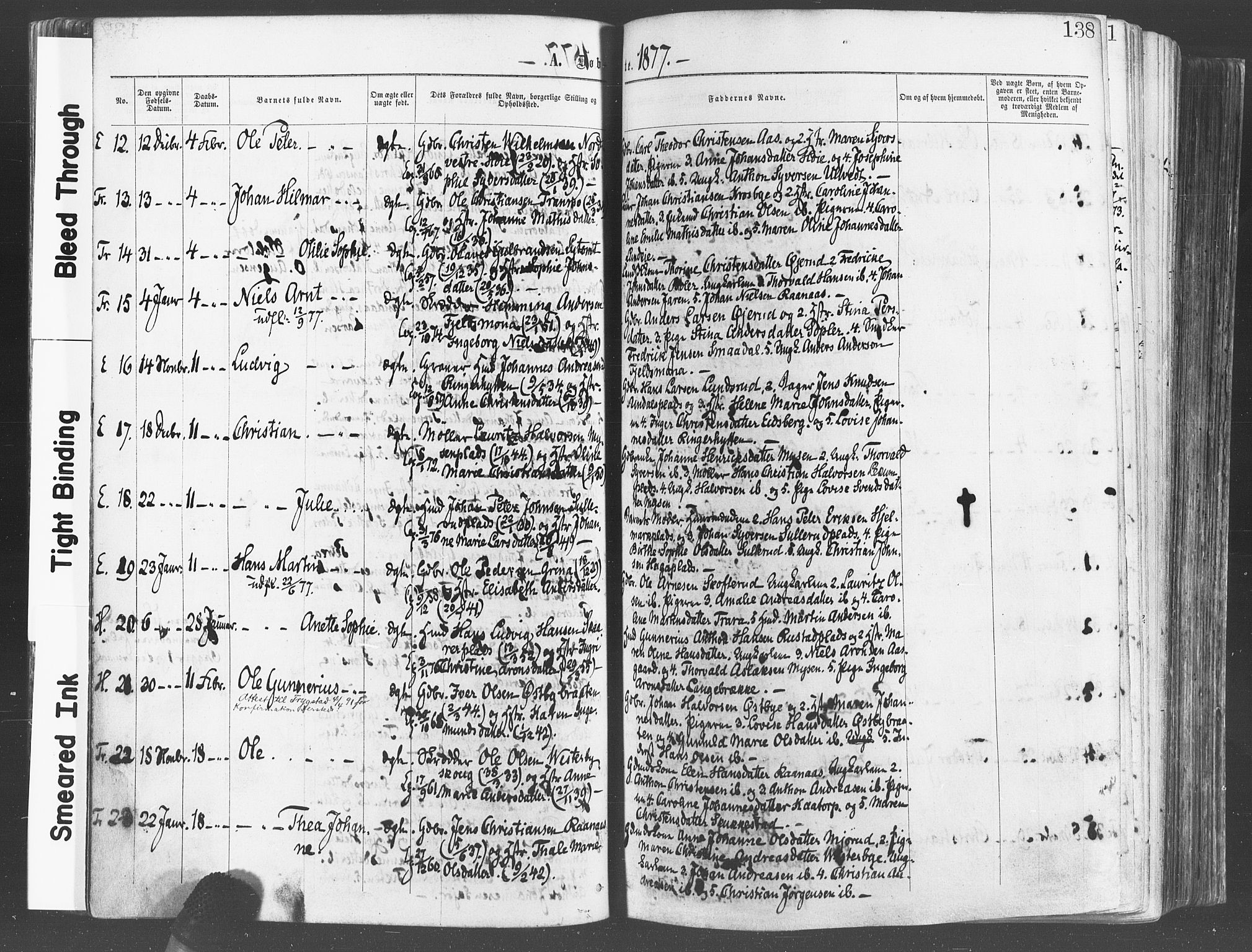 Eidsberg prestekontor Kirkebøker, AV/SAO-A-10905/F/Fa/L0011: Parish register (official) no. I 11, 1867-1878, p. 138