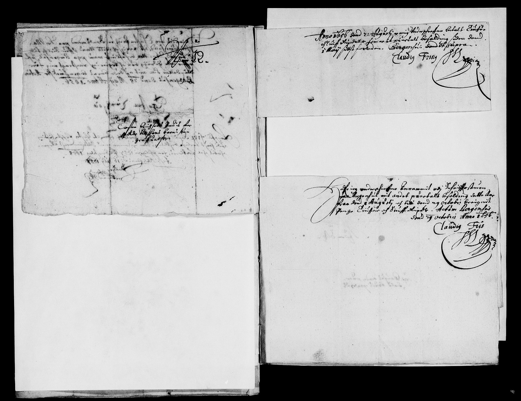 Rentekammeret inntil 1814, Reviderte regnskaper, Lensregnskaper, AV/RA-EA-5023/R/Rb/Rbt/L0134: Bergenhus len, 1656-1657