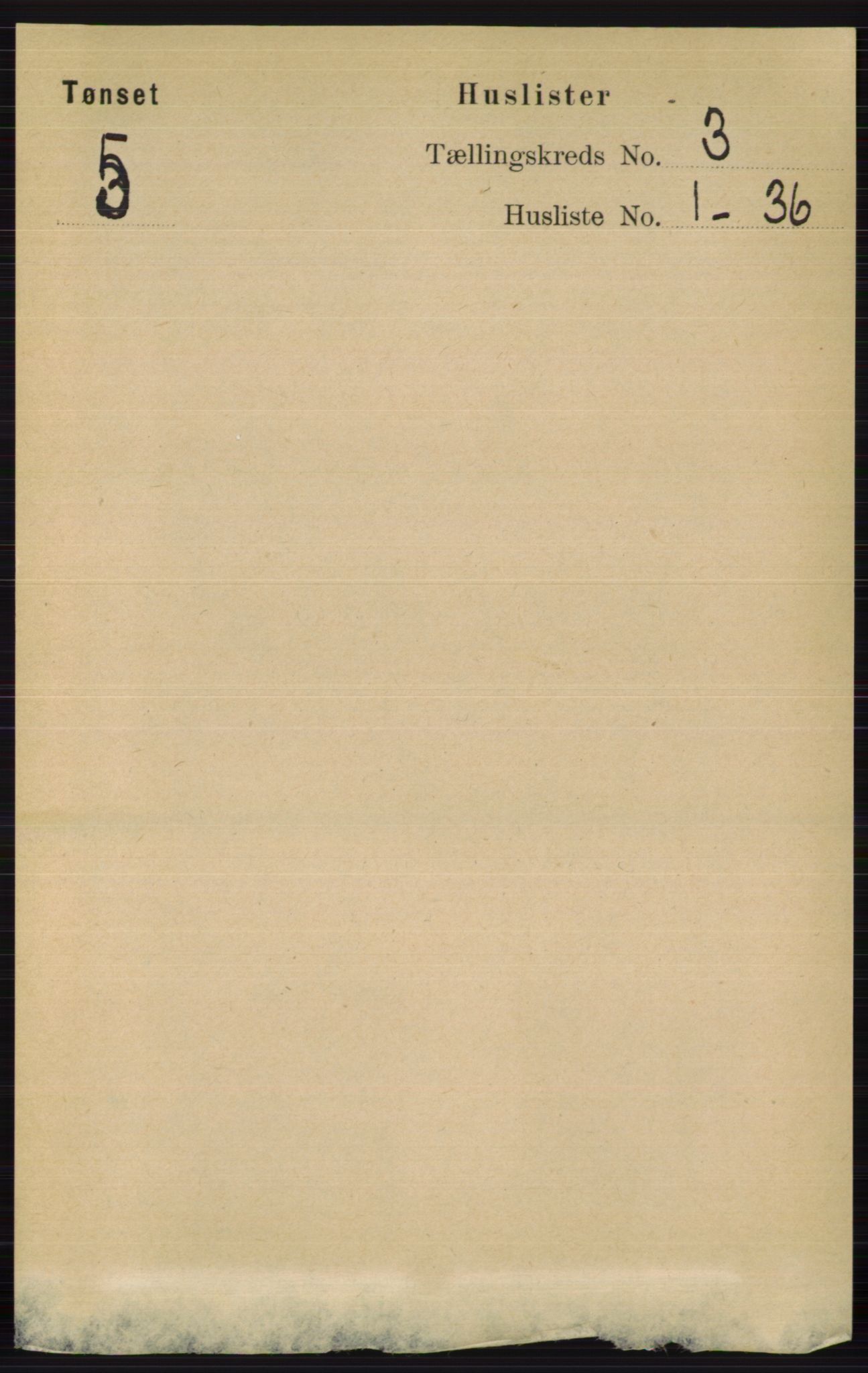 RA, 1891 census for 0437 Tynset, 1891, p. 543