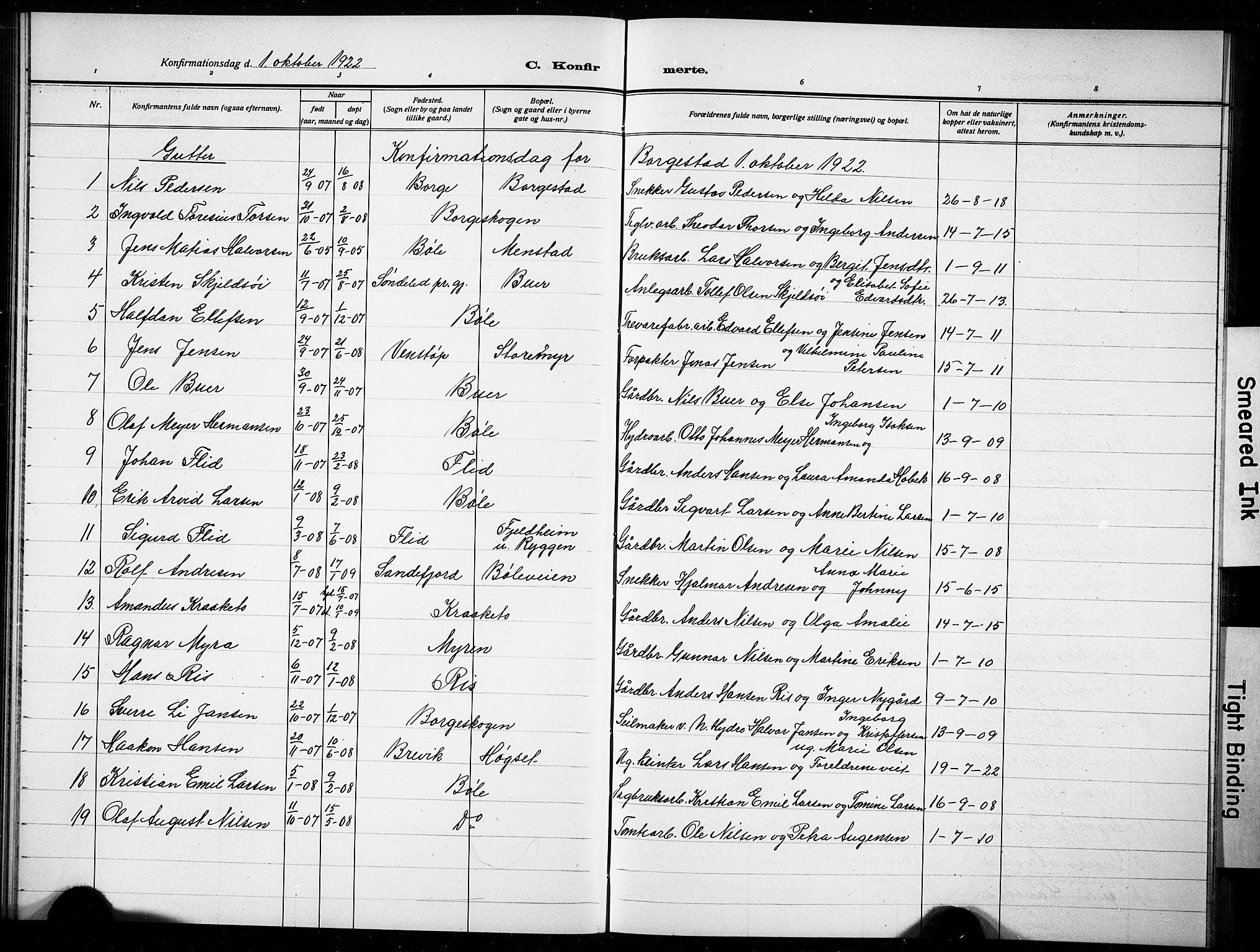 Gjerpen kirkebøker, AV/SAKO-A-265/G/Gb/L0001: Parish register (copy) no. II 1, 1920-1929