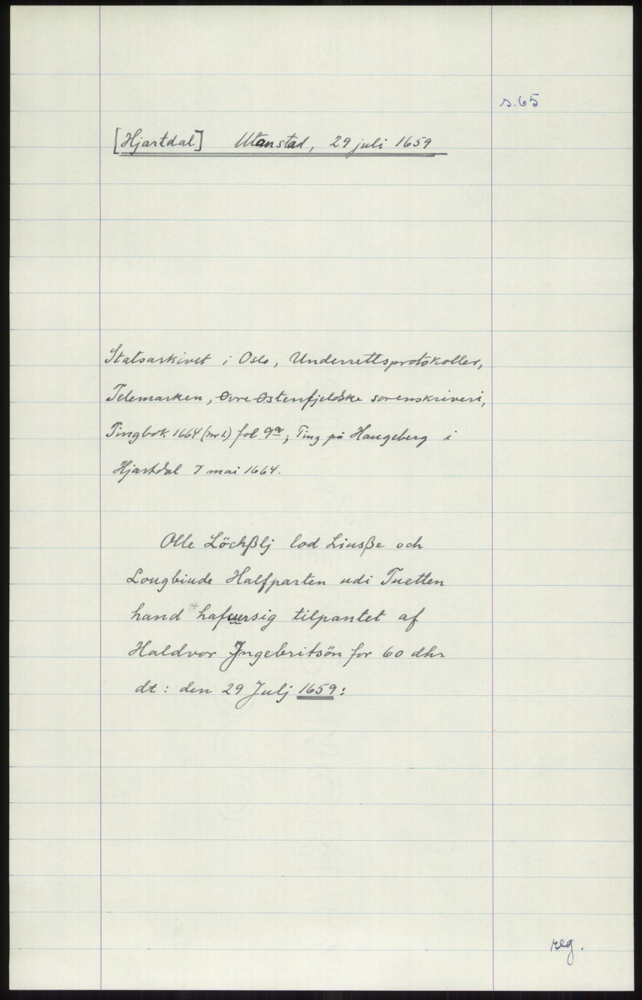 Samlinger til kildeutgivelse, Diplomavskriftsamlingen, RA/EA-4053/H/Ha, p. 2184