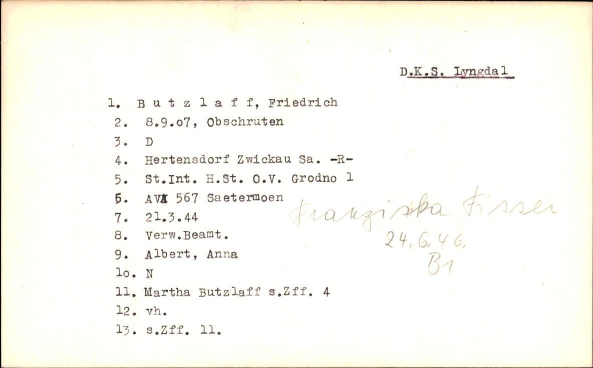 Hjemsendte tyskere , RA/RAFA-6487/D/Db/L0008: Bordasch-Deters, 1945-1947, p. 849