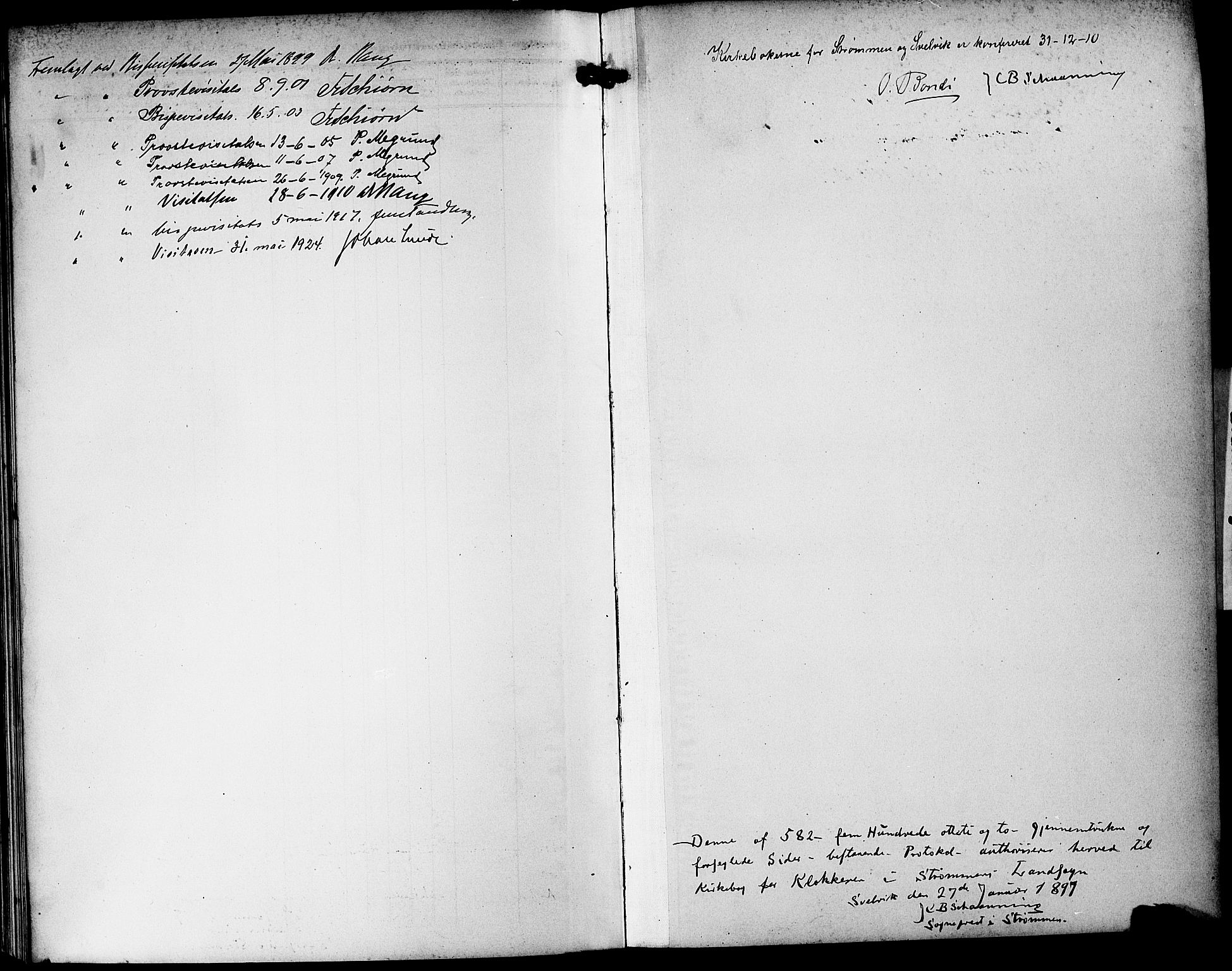 Strømm kirkebøker, SAKO/A-322/G/Ga/L0004: Parish register (copy) no. I 4, 1897-1927