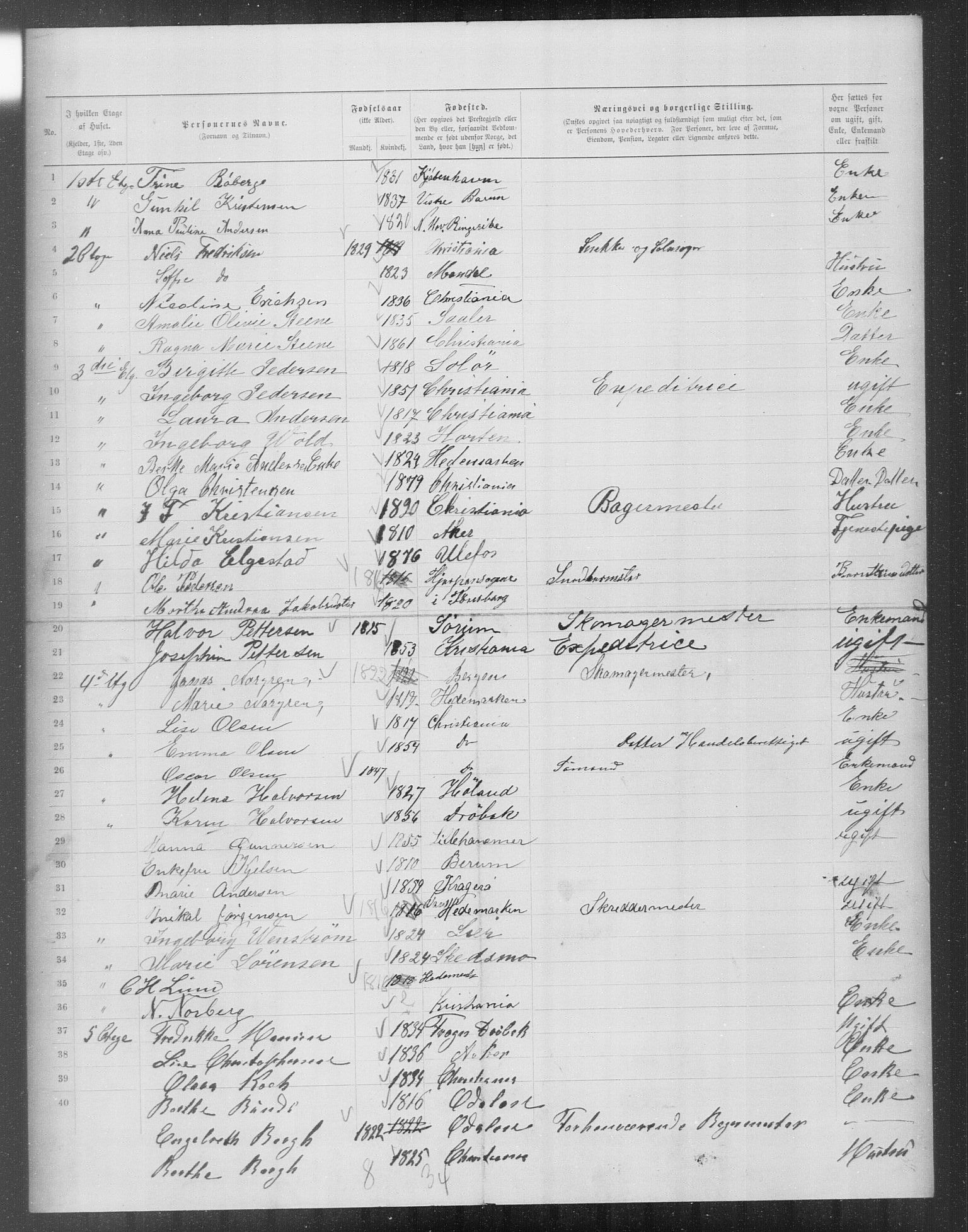 OBA, Municipal Census 1899 for Kristiania, 1899, p. 11803