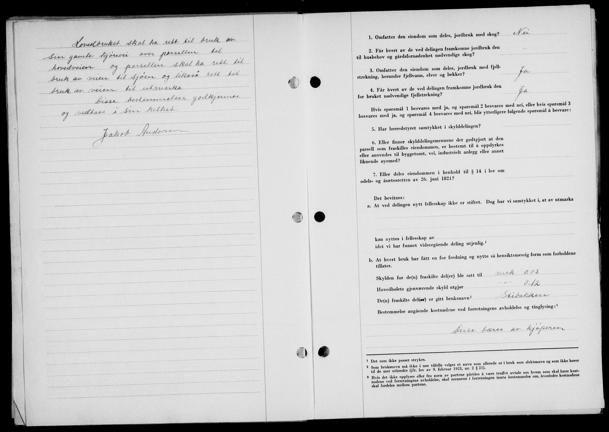 Lofoten sorenskriveri, SAT/A-0017/1/2/2C/L0017a: Mortgage book no. 17a, 1947-1948, Diary no: : 1879/1947