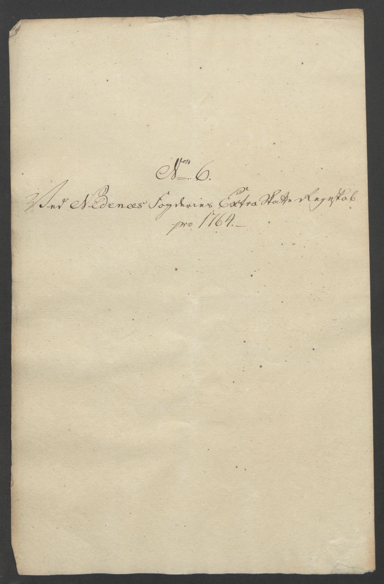 Rentekammeret inntil 1814, Reviderte regnskaper, Fogderegnskap, AV/RA-EA-4092/R39/L2424: Ekstraskatten Nedenes, 1762-1767, p. 106