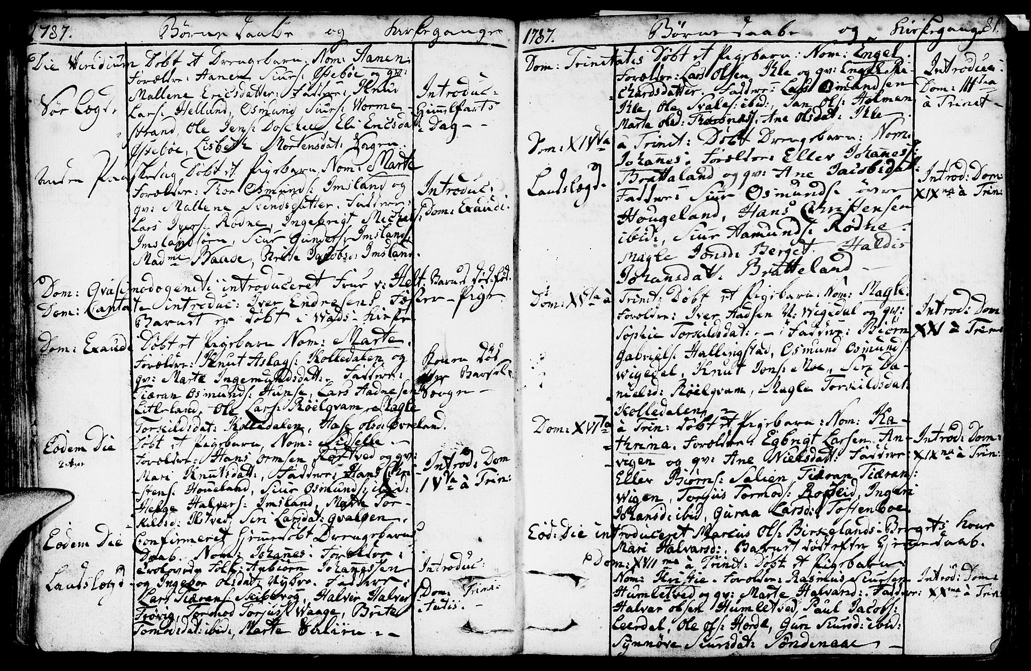 Vikedal sokneprestkontor, AV/SAST-A-101840/01/IV: Parish register (official) no. A 2, 1779-1817, p. 81
