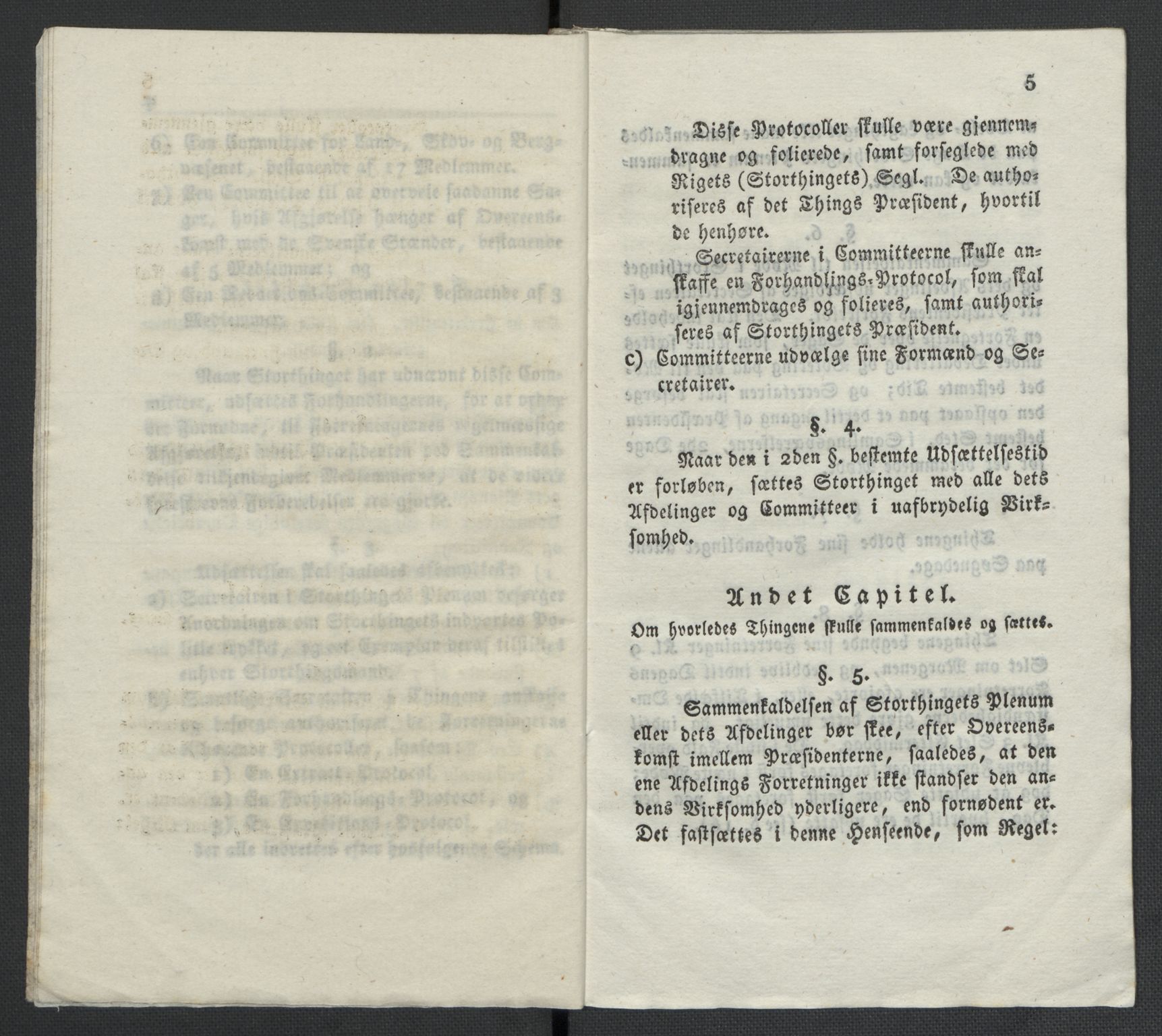 Christie, Wilhelm Frimann Koren, AV/RA-PA-0014/F/L0005: Christies dokumenter fra Stortinget, 1815-1816, p. 716