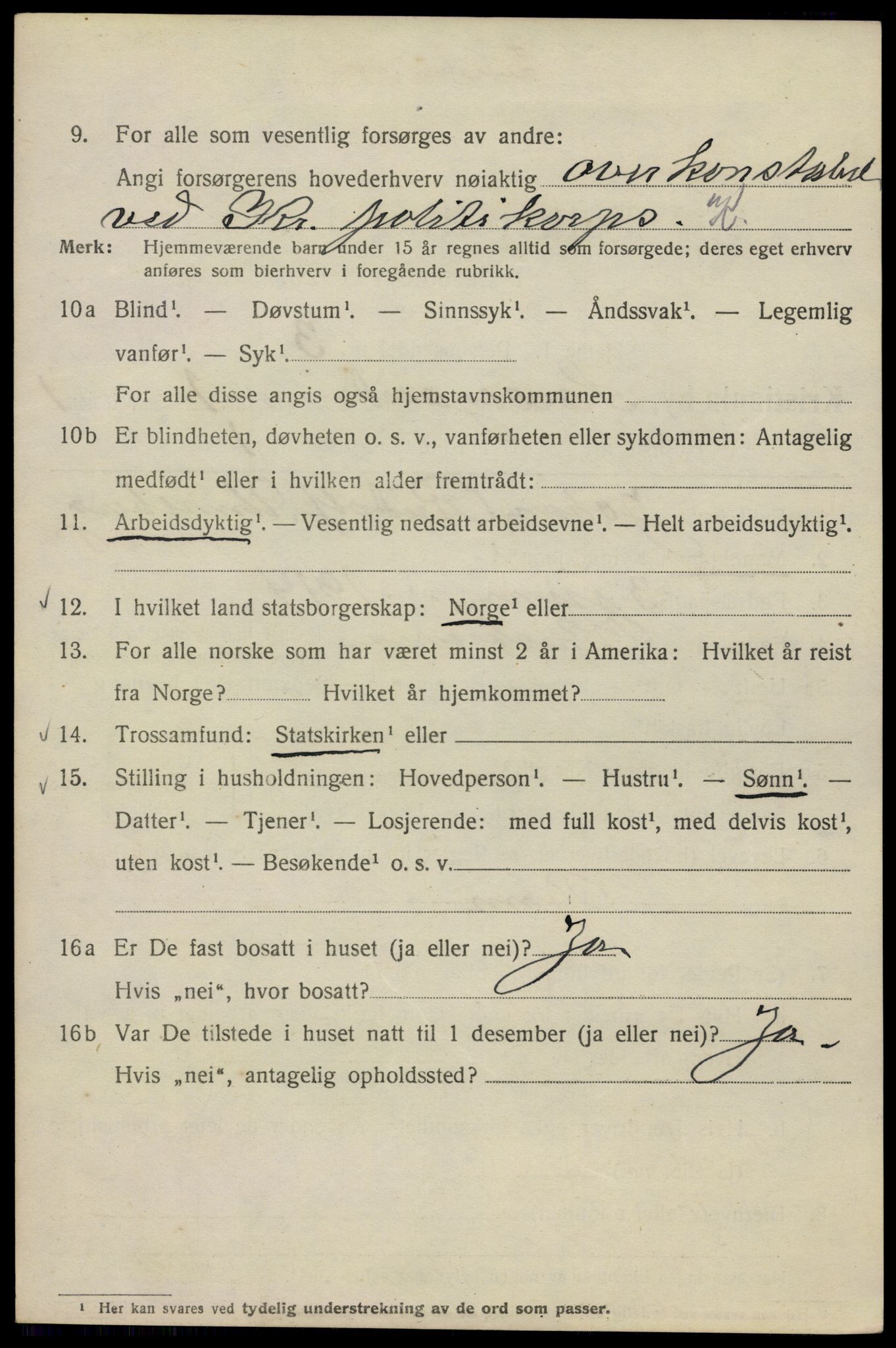 SAO, 1920 census for Kristiania, 1920, p. 486524