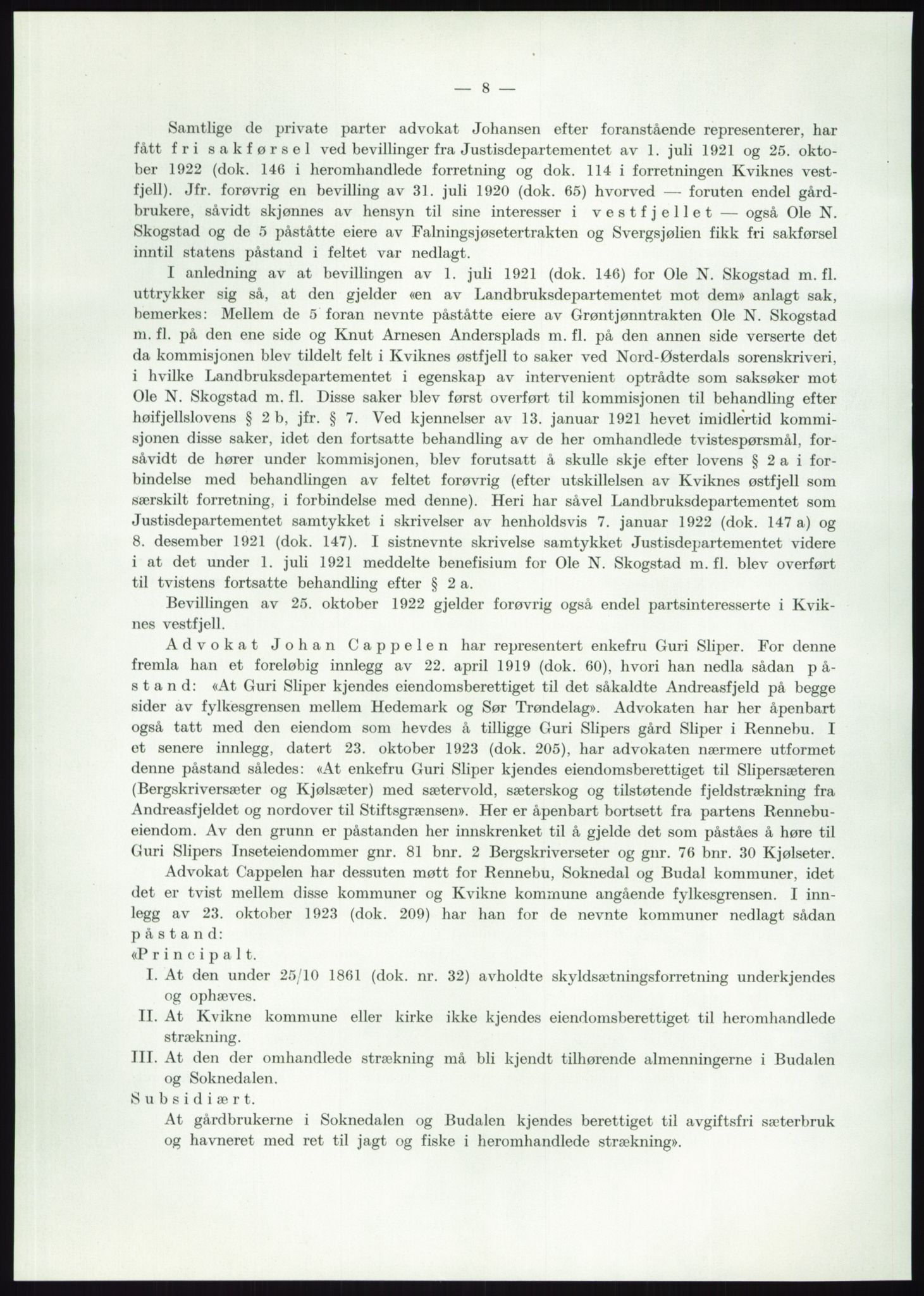 Høyfjellskommisjonen, RA/S-1546/X/Xa/L0001: Nr. 1-33, 1909-1953, p. 4106