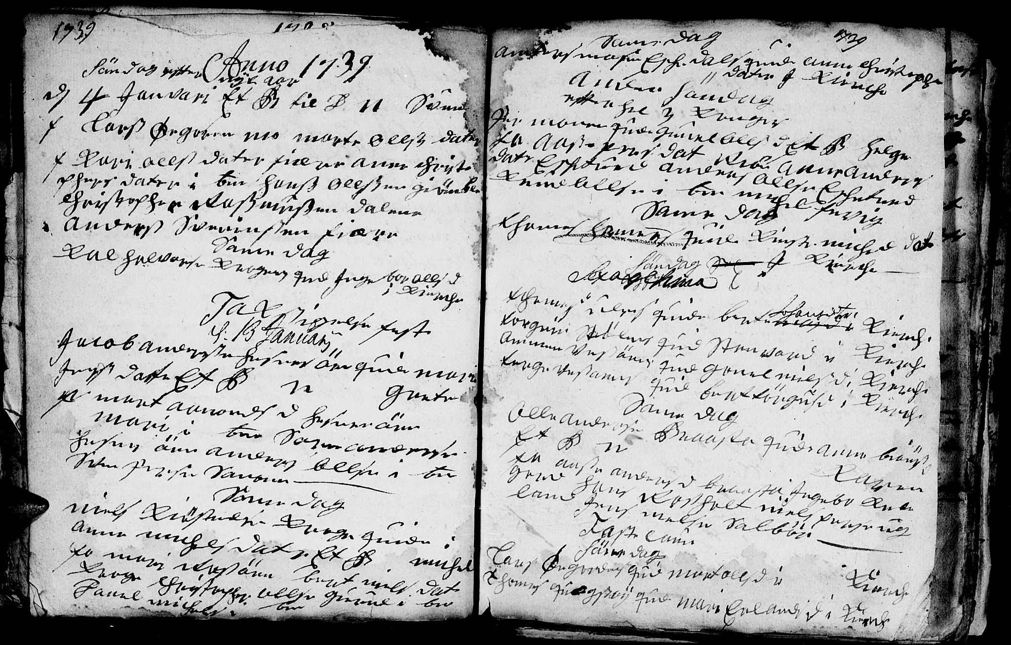 Fjære sokneprestkontor, SAK/1111-0011/F/Fb/L0001: Parish register (copy) no. B 1, 1732-1750, p. 66