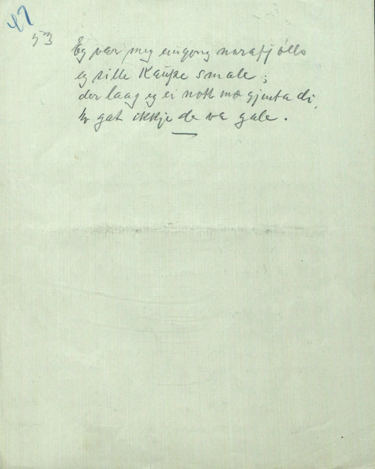 Rikard Berge, TEMU/TGM-A-1003/F/L0005/0002: 160-200 / 161 Oppskrifter av Rikard Berge, Aanund Olsnes m.fl. , 1905-1929, p. 47