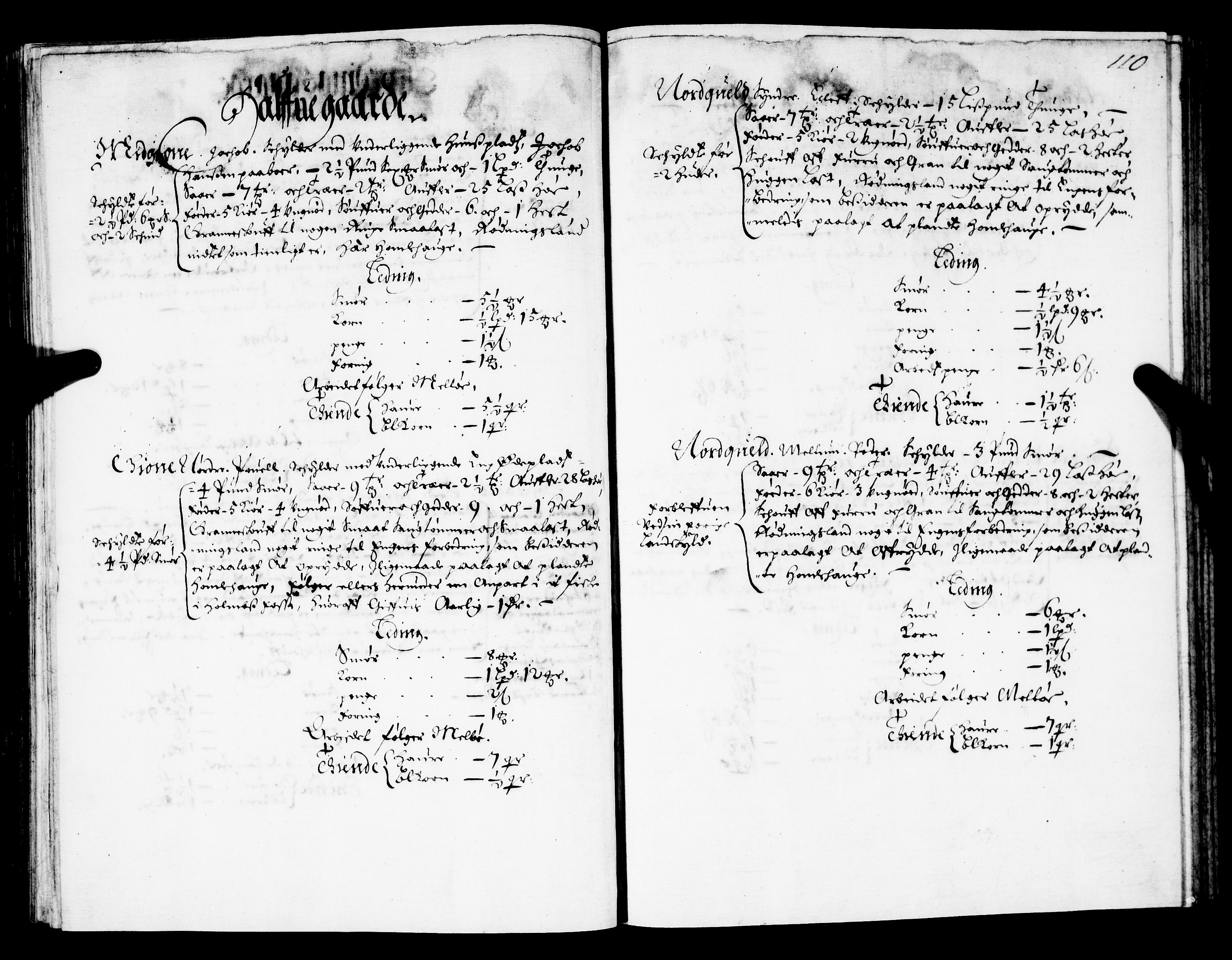 Rentekammeret inntil 1814, Realistisk ordnet avdeling, AV/RA-EA-4070/N/Nb/Nba/L0021: Brunla len, 1667, p. 109b-110a