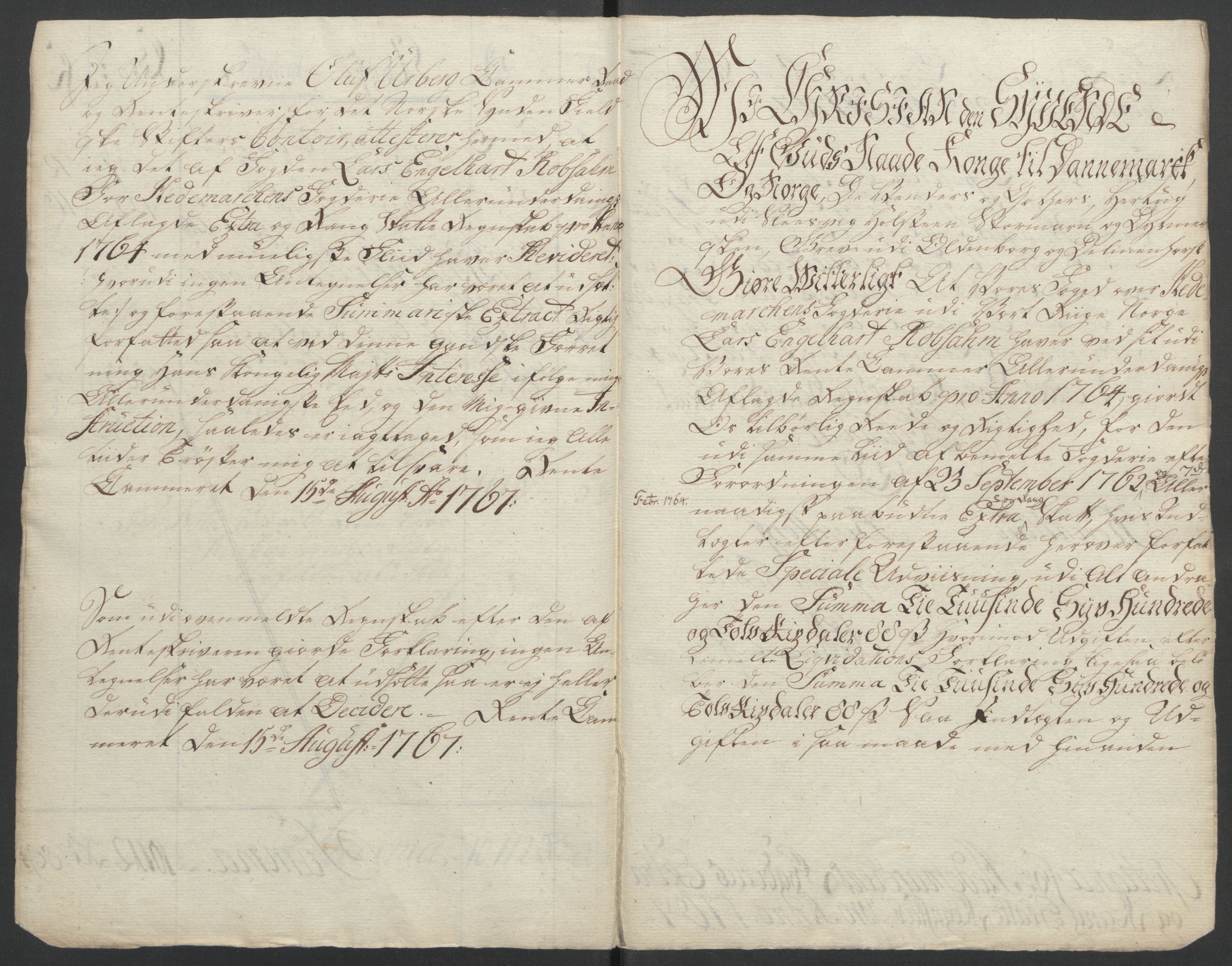 Rentekammeret inntil 1814, Reviderte regnskaper, Fogderegnskap, AV/RA-EA-4092/R16/L1147: Ekstraskatten Hedmark, 1763-1764, p. 136