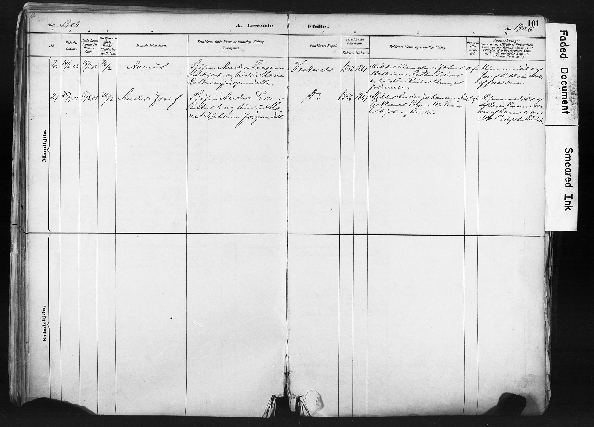 Nesseby sokneprestkontor, SATØ/S-1330/H/Ha/L0006kirke: Parish register (official) no. 6, 1885-1985, p. 101