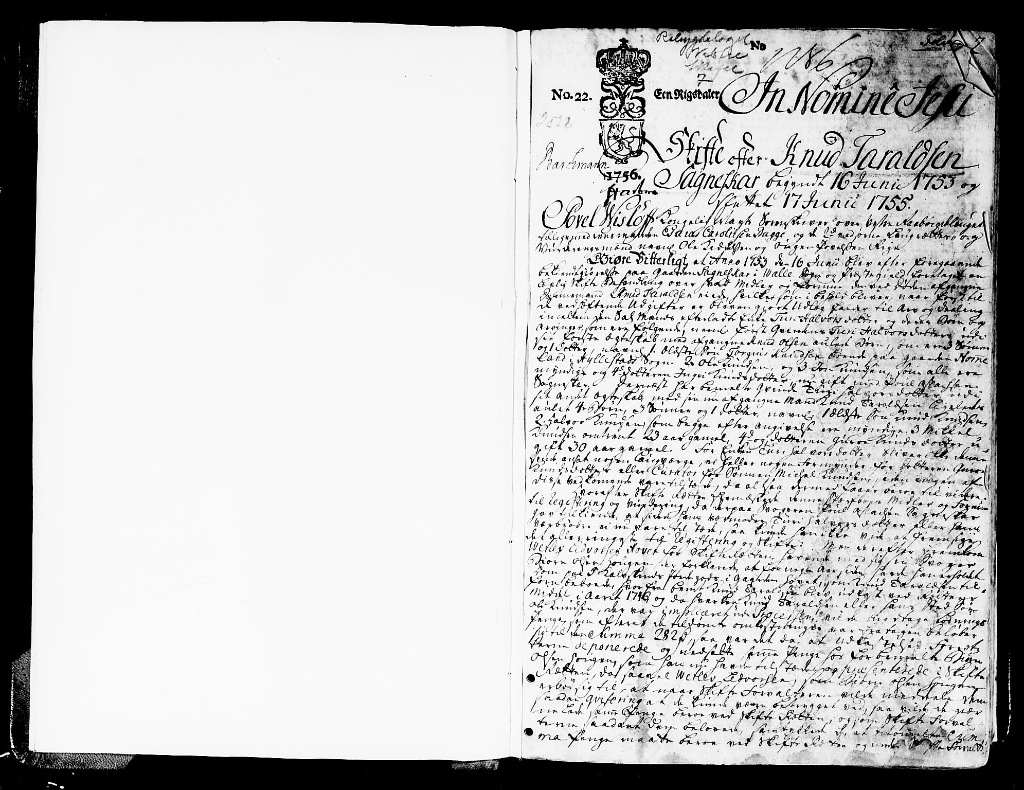 Setesdal sorenskriveri, SAK/1221-0011/H/Hc/L0008: Skifteprotokoll nr 7 med register, 1753-1770, p. 0b-1a