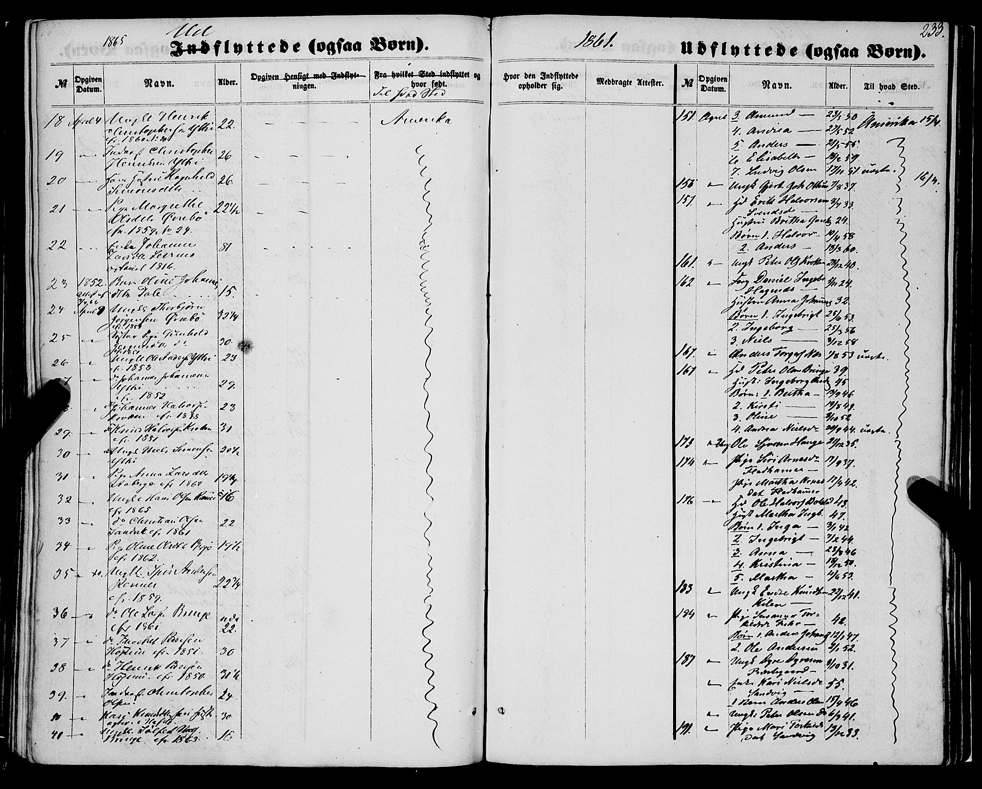 Luster sokneprestembete, SAB/A-81101/H/Haa/Haaa/L0008: Parish register (official) no. A 8, 1860-1870, p. 233