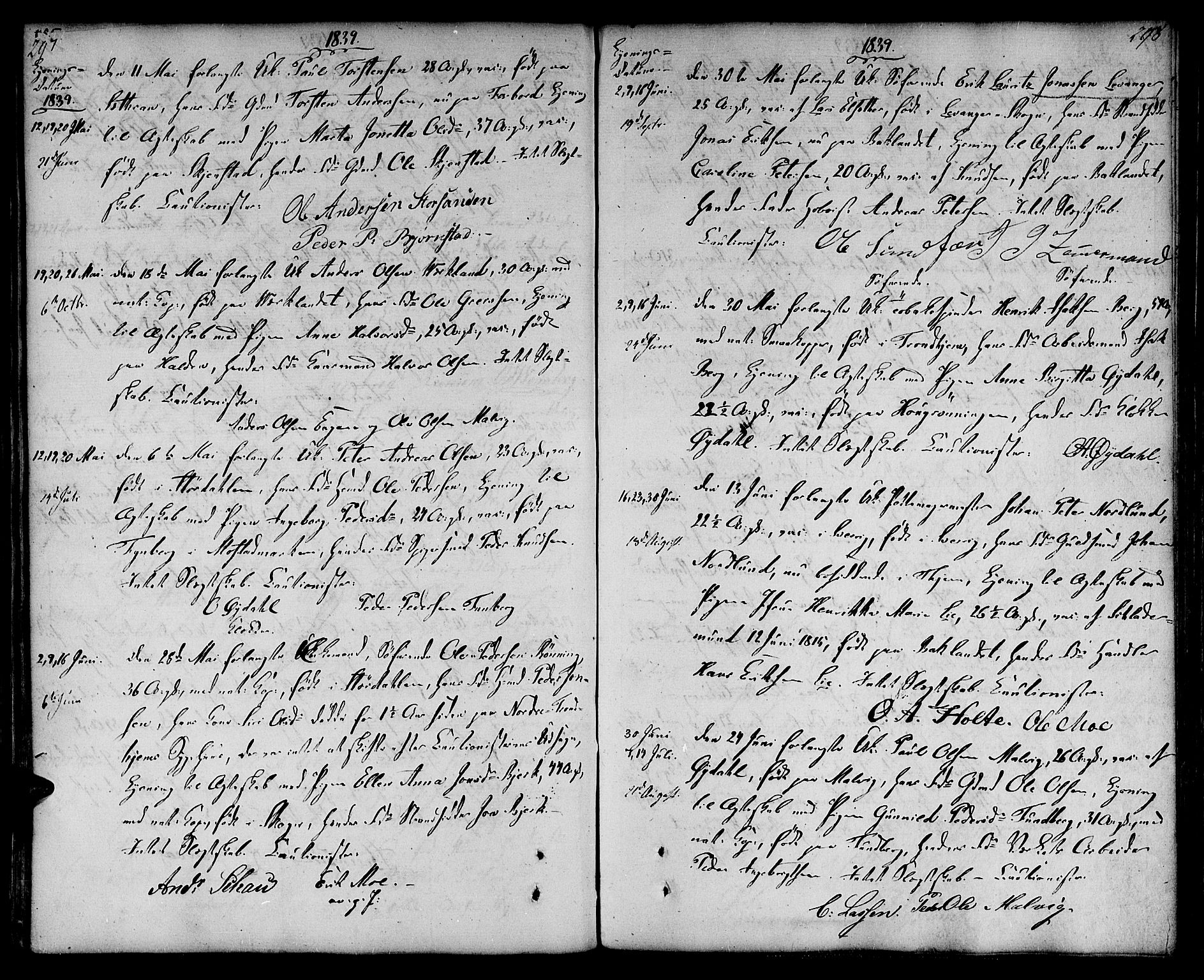 Ministerialprotokoller, klokkerbøker og fødselsregistre - Sør-Trøndelag, AV/SAT-A-1456/604/L0181: Parish register (official) no. 604A02, 1798-1817, p. 297-298