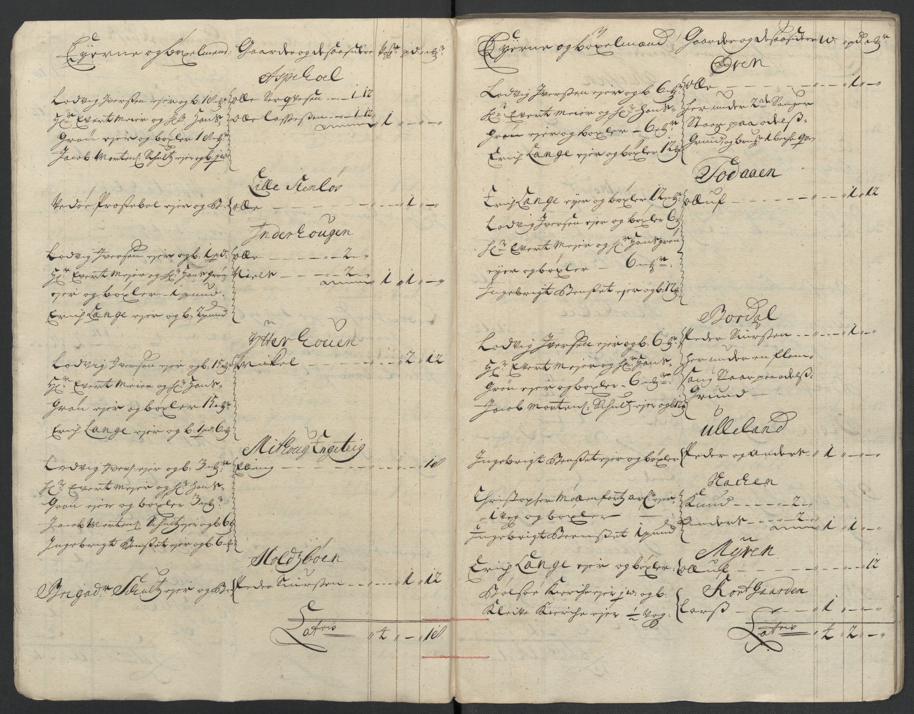 Rentekammeret inntil 1814, Reviderte regnskaper, Fogderegnskap, AV/RA-EA-4092/R55/L3658: Fogderegnskap Romsdal, 1707-1708, p. 193