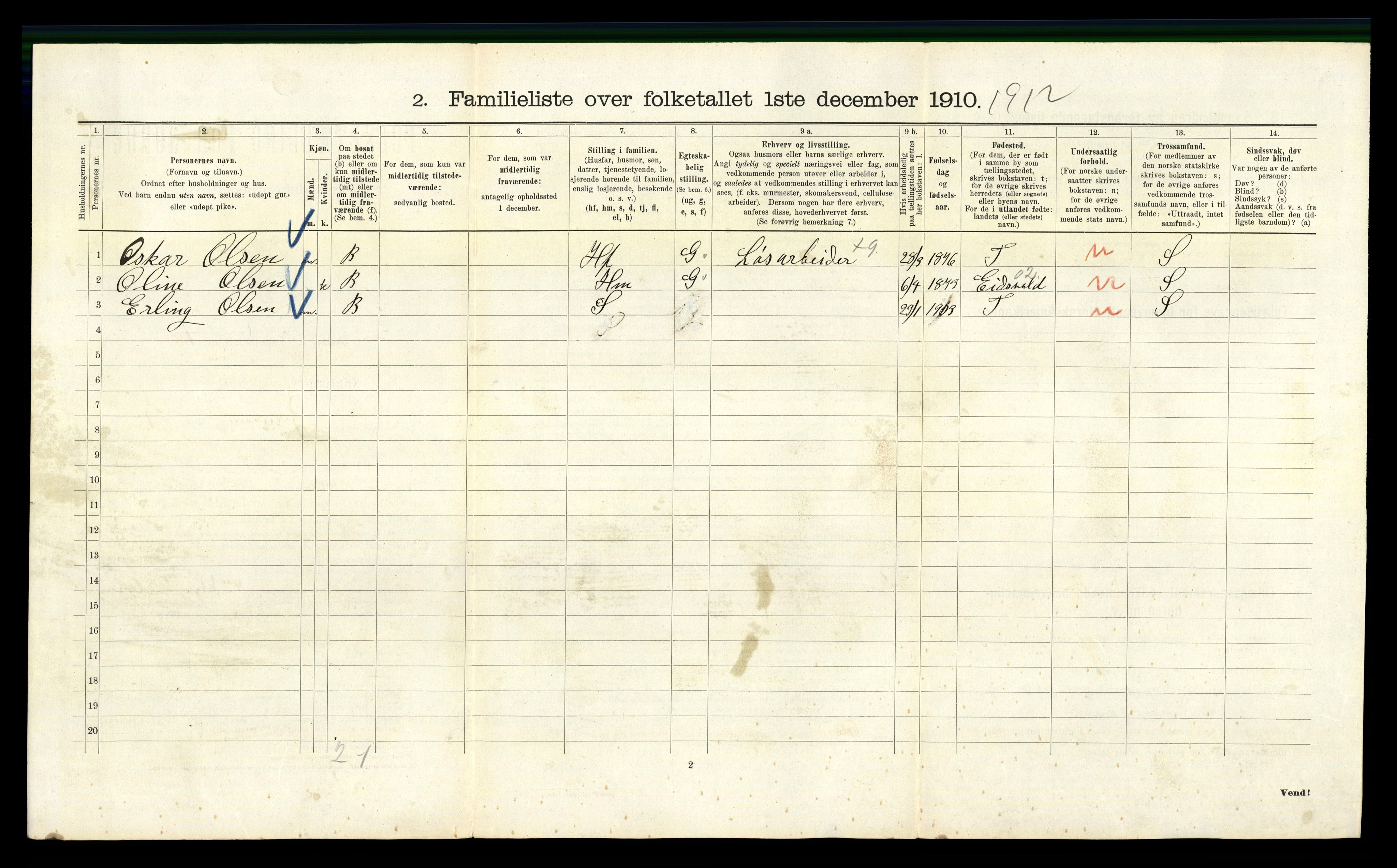 RA, 1910 census for Kristiania, 1910, p. 45856