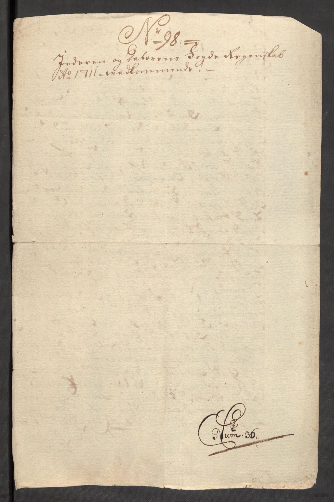 Rentekammeret inntil 1814, Reviderte regnskaper, Fogderegnskap, RA/EA-4092/R46/L2735: Fogderegnskap Jæren og Dalane, 1711, p. 159