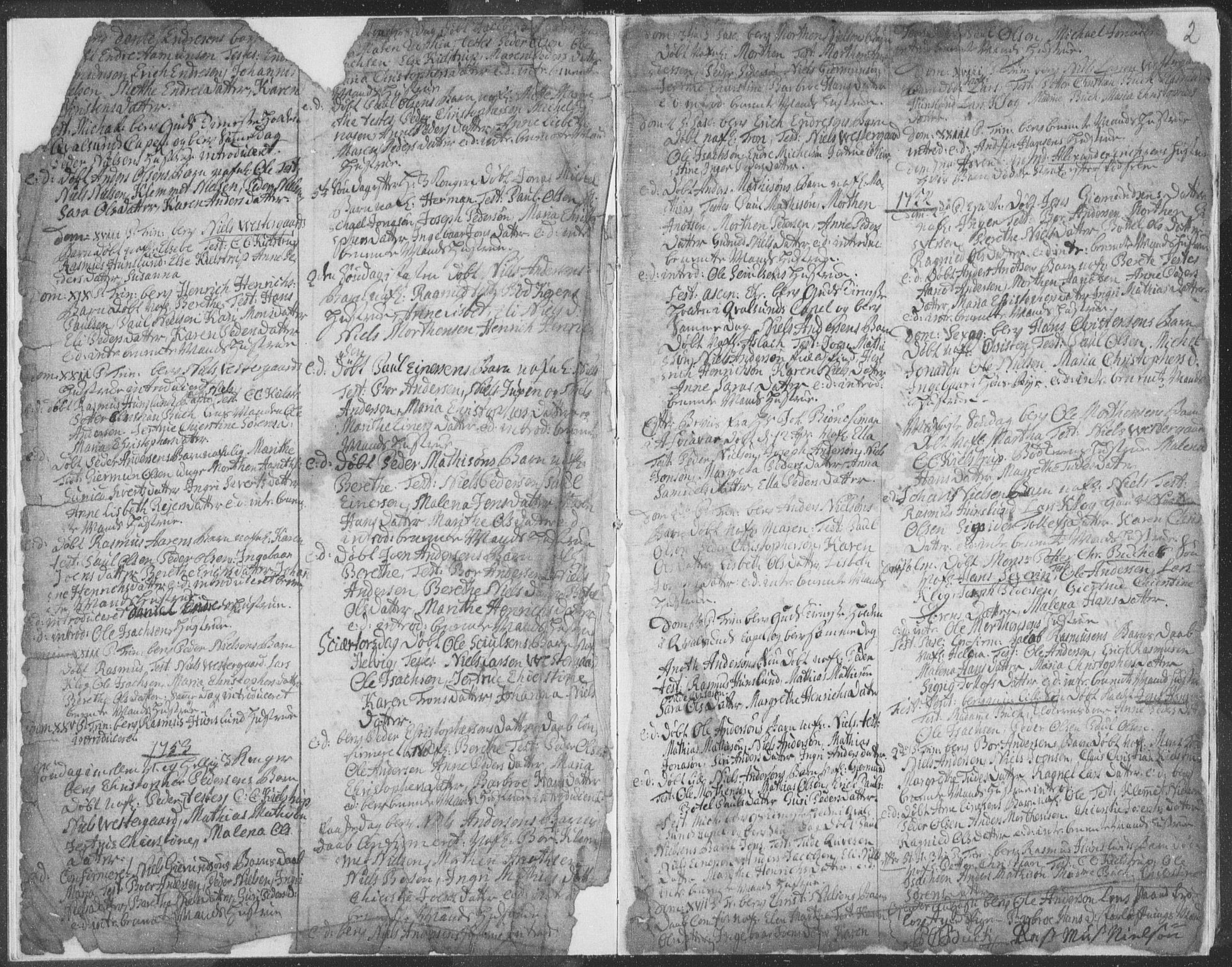 Hammerfest sokneprestkontor, SATØ/S-1347/H/Ha/L0002.kirke: Parish register (official) no. 2, 1751-1821, p. 2