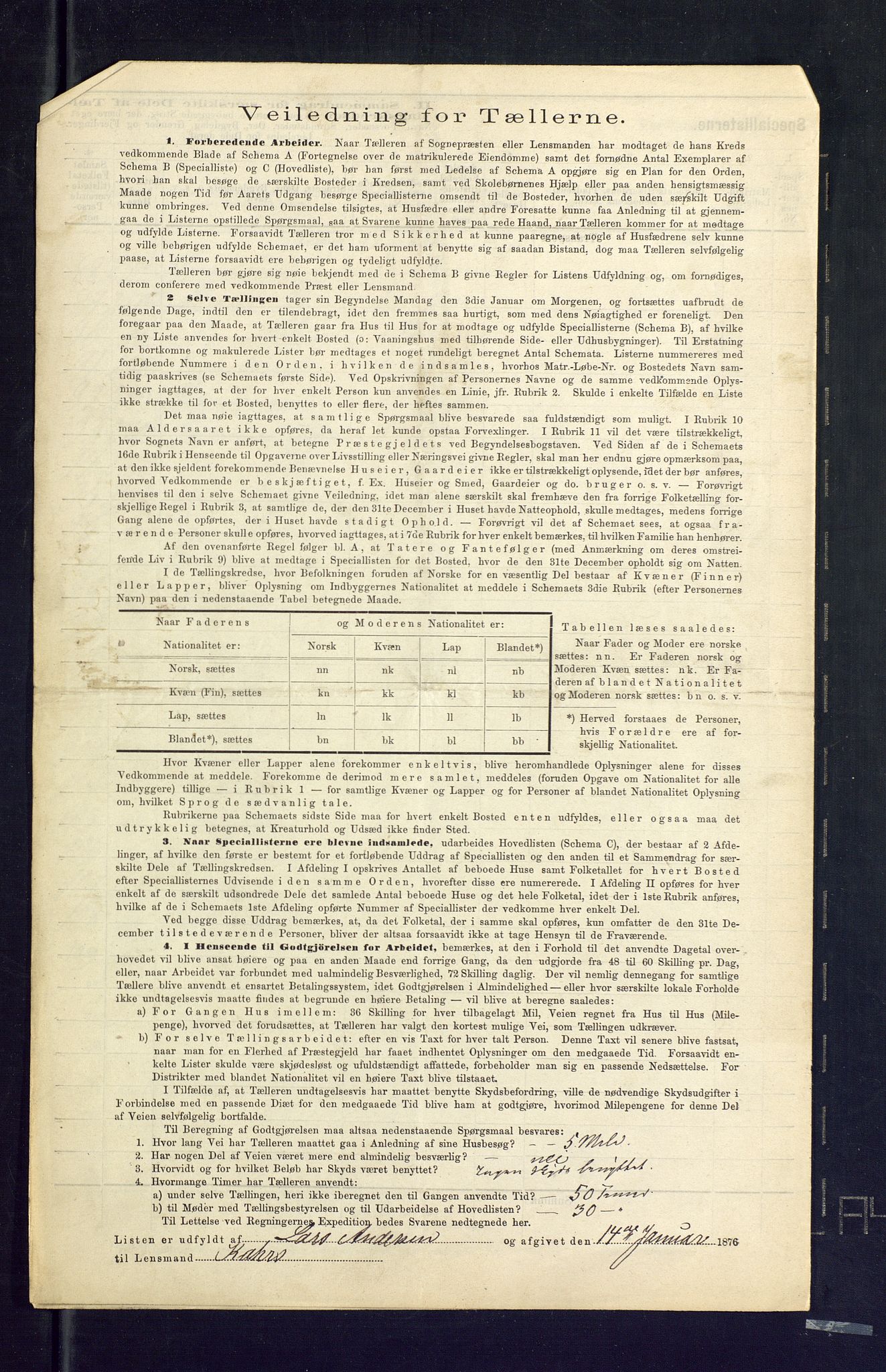 SAKO, 1875 census for 0612P Hole, 1875, p. 51