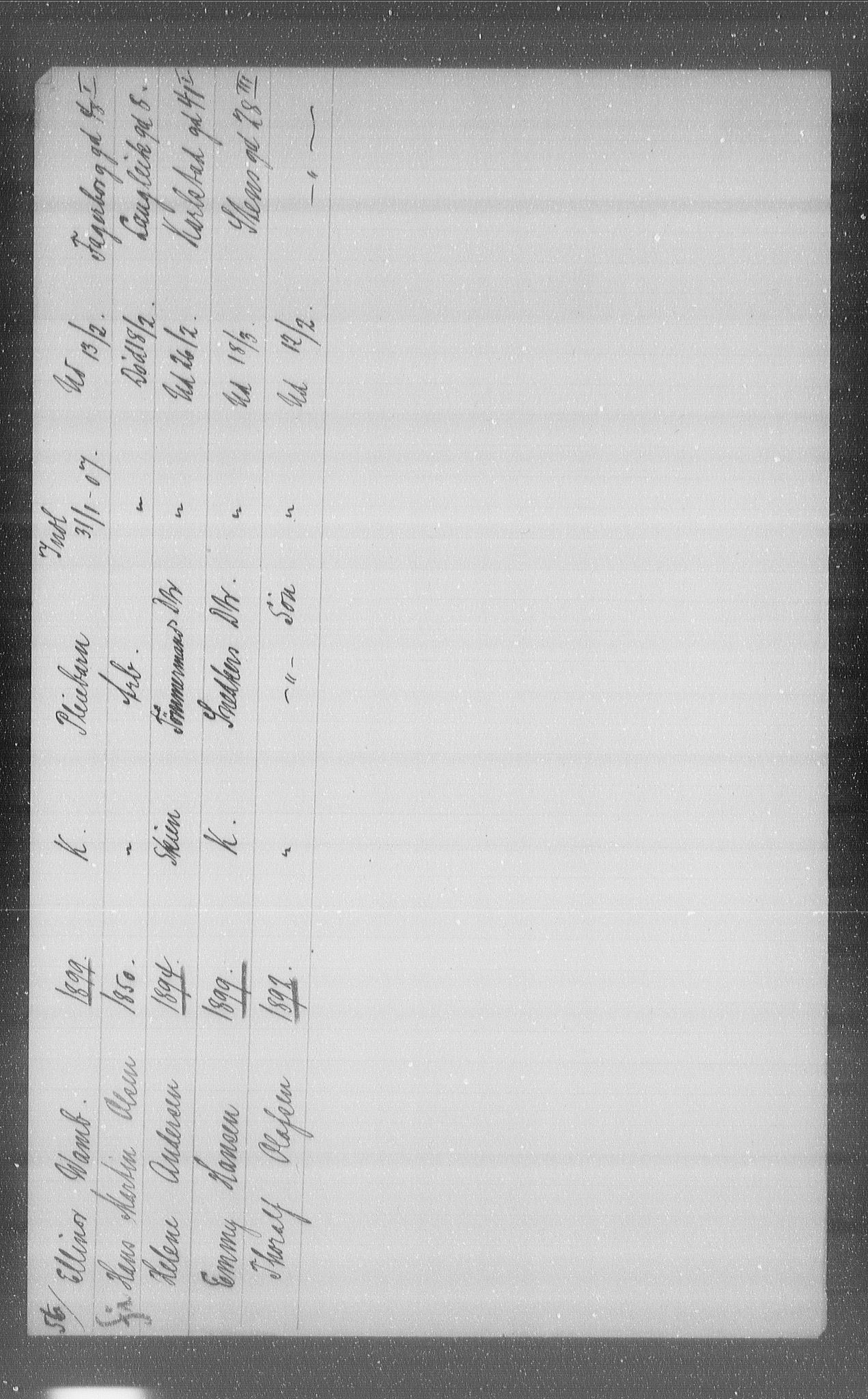 OBA, Municipal Census 1907 for Kristiania, 1907, p. 60458