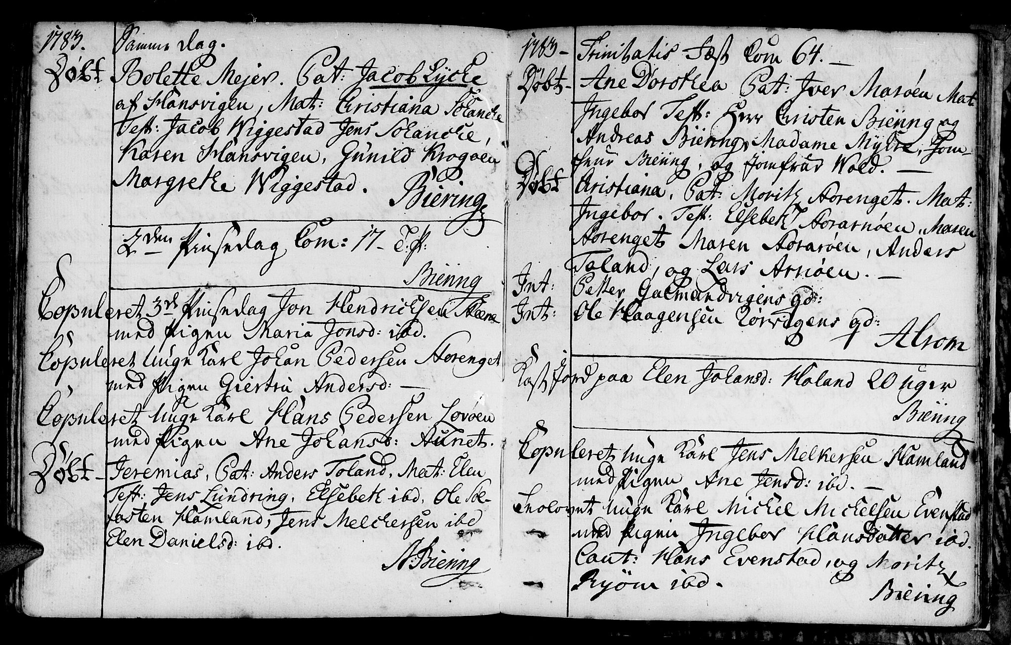 Ministerialprotokoller, klokkerbøker og fødselsregistre - Nord-Trøndelag, AV/SAT-A-1458/784/L0665: Parish register (official) no. 784A01, 1730-1785