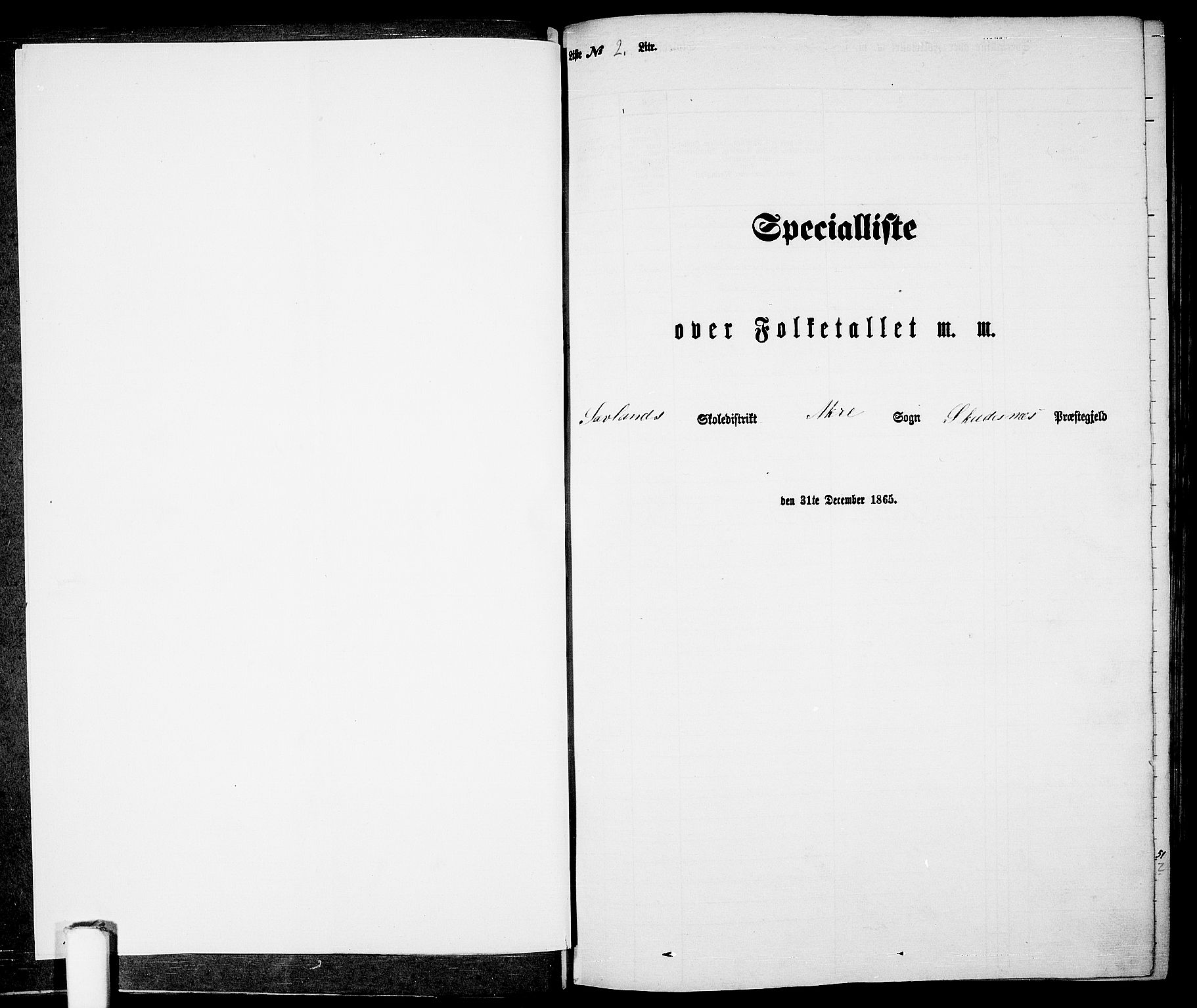 RA, 1865 census for Skudenes, 1865, p. 32