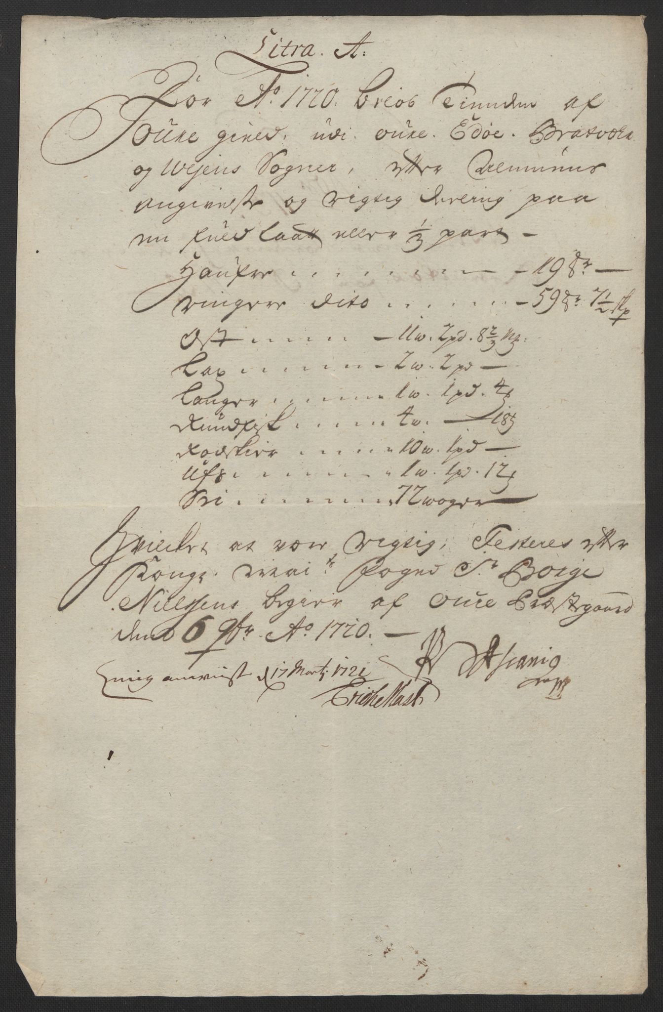 Rentekammeret inntil 1814, Reviderte regnskaper, Fogderegnskap, AV/RA-EA-4092/R56/L3753: Fogderegnskap Nordmøre, 1720, p. 399