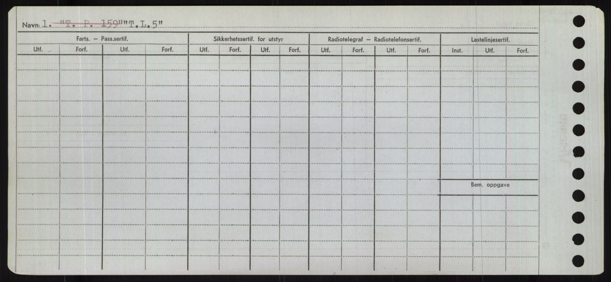 Sjøfartsdirektoratet med forløpere, Skipsmålingen, RA/S-1627/H/Hc/L0001: Lektere, A-Y, p. 436