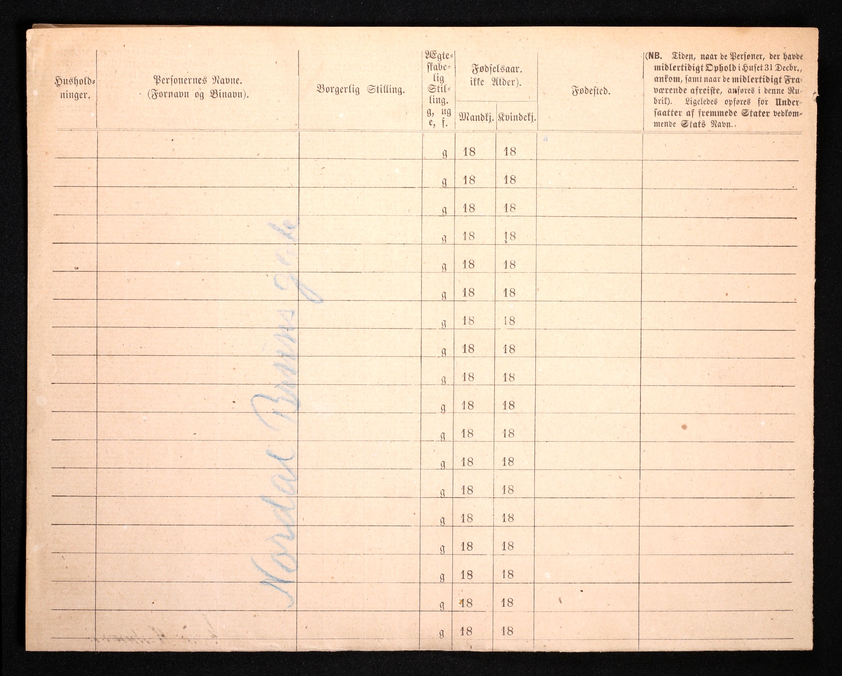 RA, 1870 census for 0301 Kristiania, 1870, p. 2517