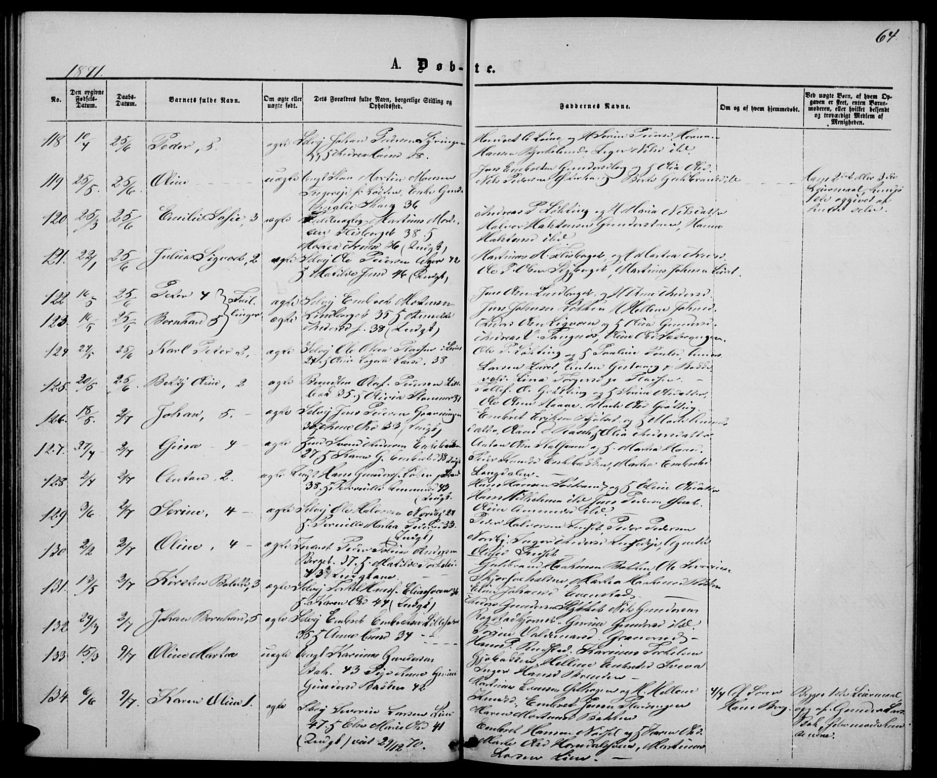 Elverum prestekontor, AV/SAH-PREST-044/H/Ha/Hab/L0004: Parish register (copy) no. 4, 1866-1874, p. 64